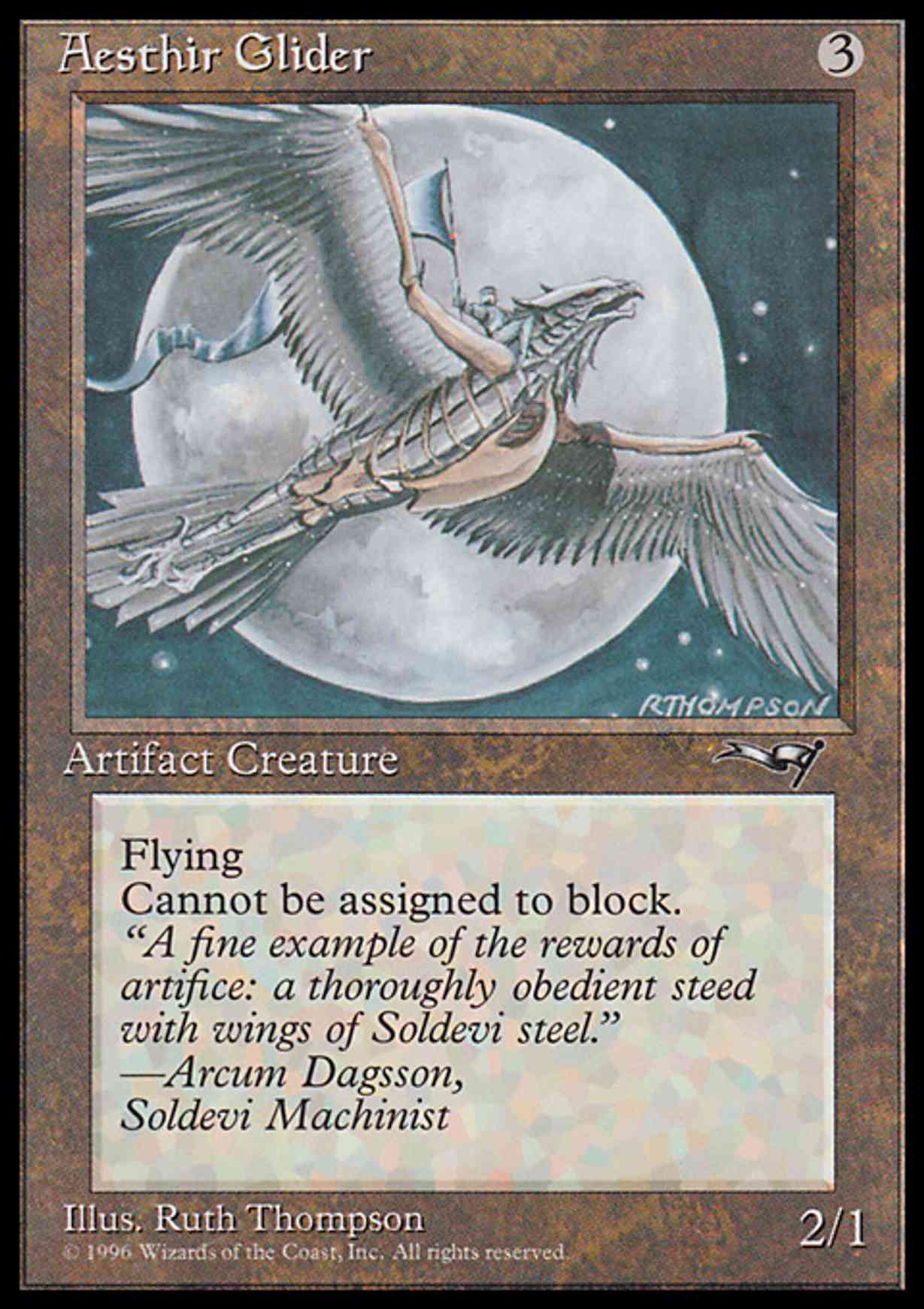 Aesthir Glider (Moon) magic card front