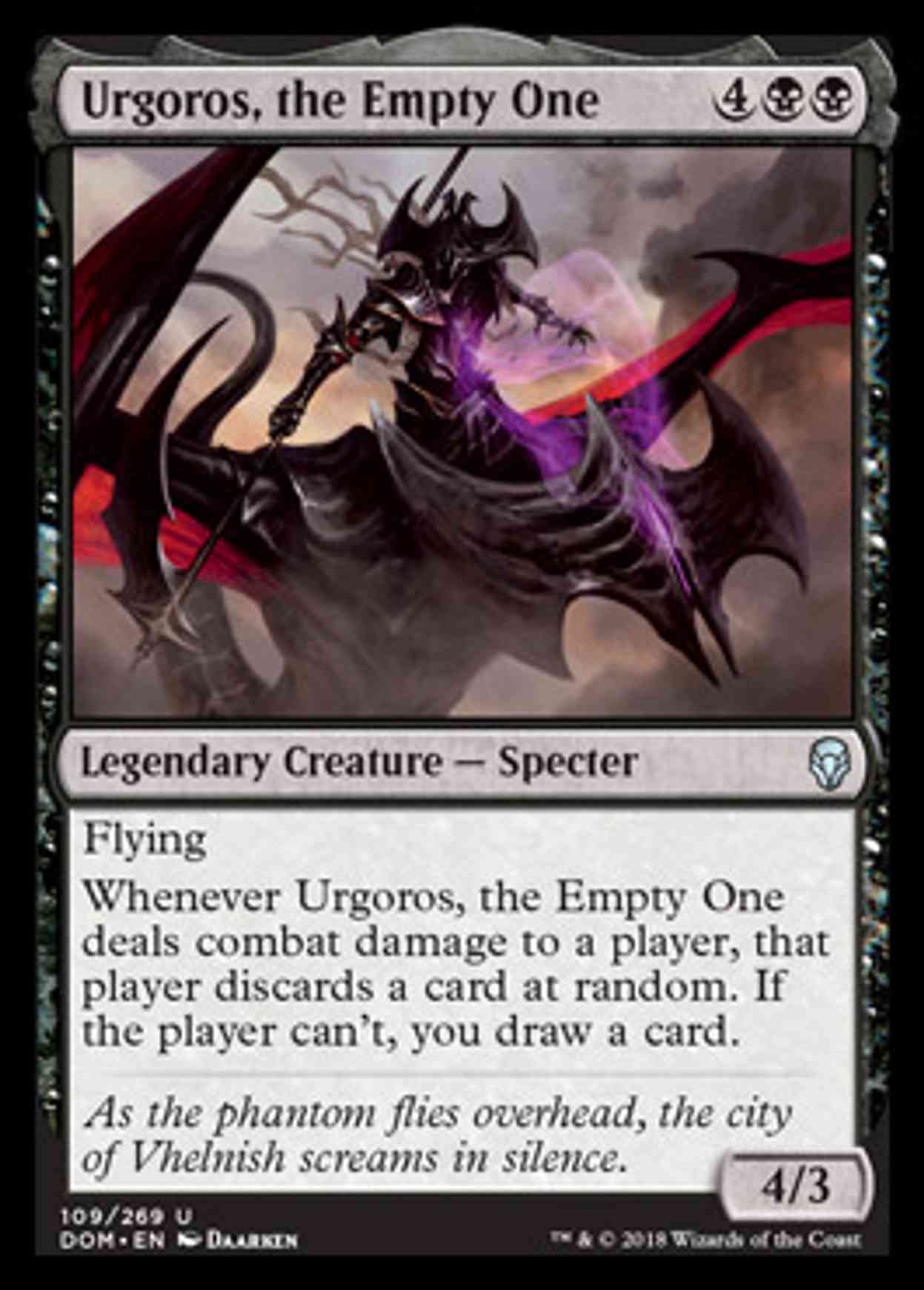 Urgoros, the Empty One magic card front