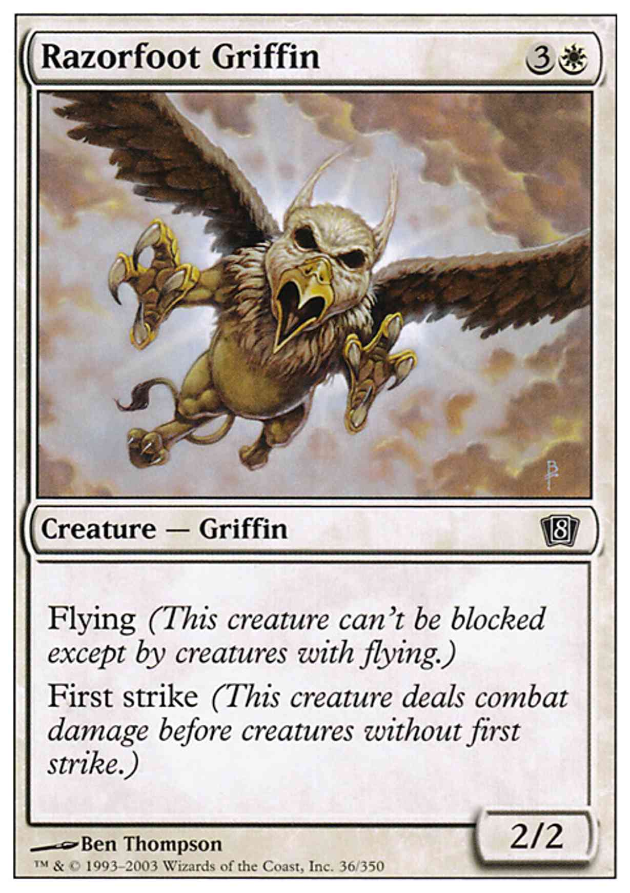 Razorfoot Griffin magic card front