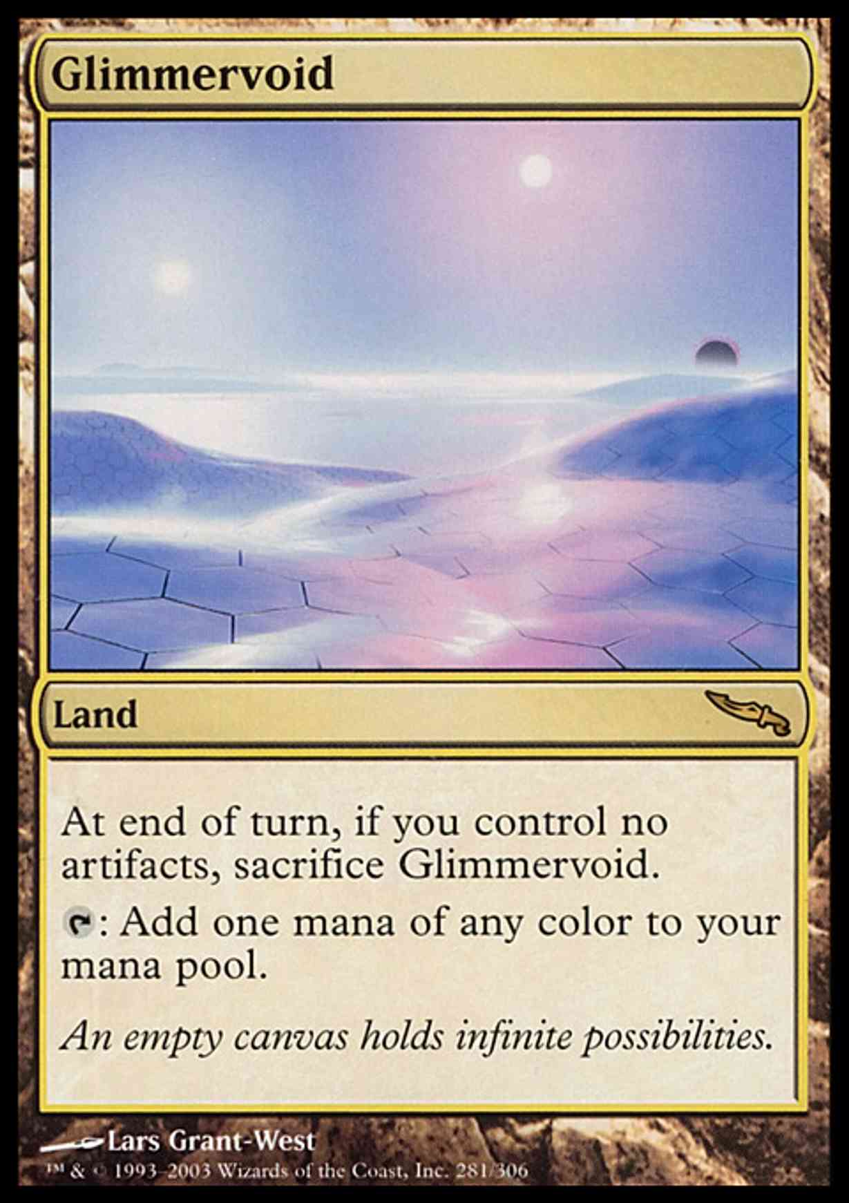 Glimmervoid magic card front