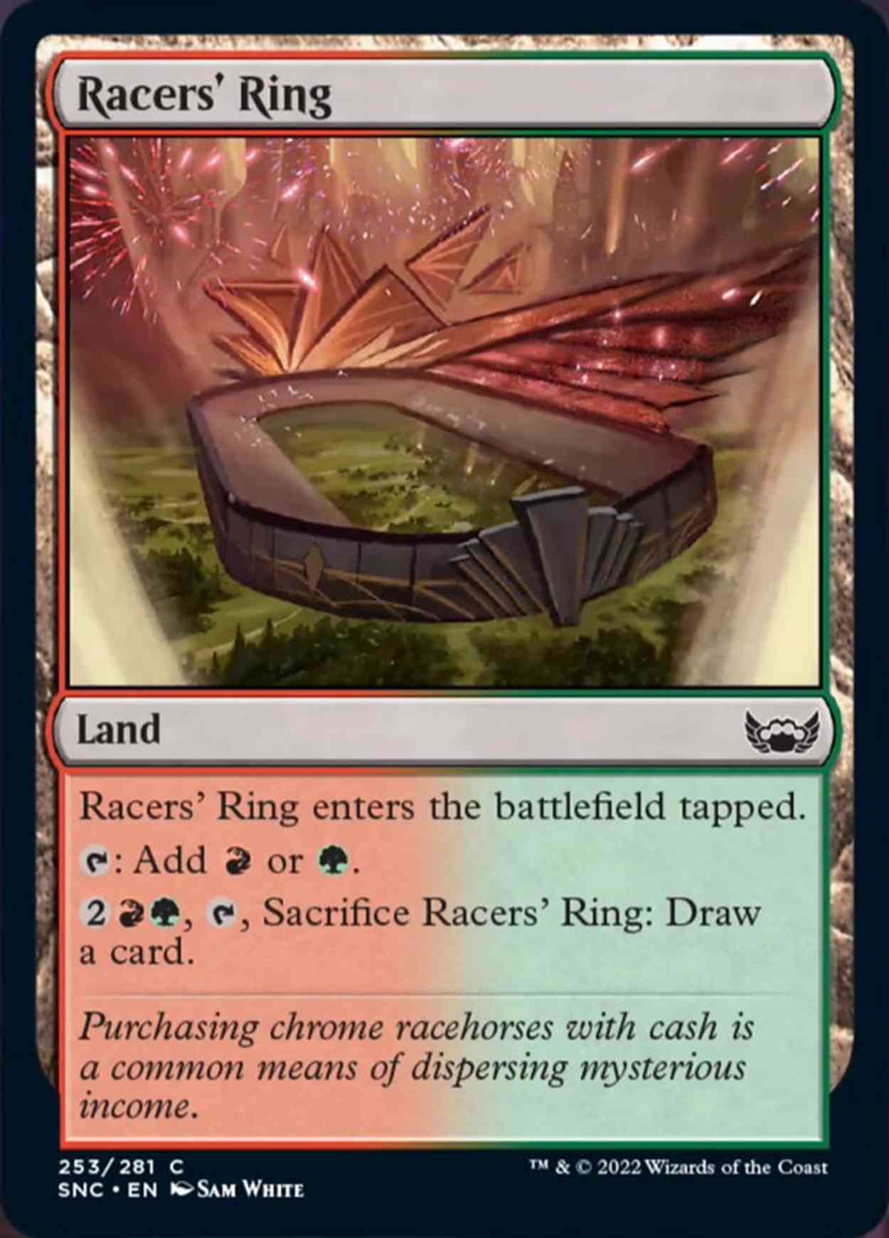 Racers' Ring magic card front