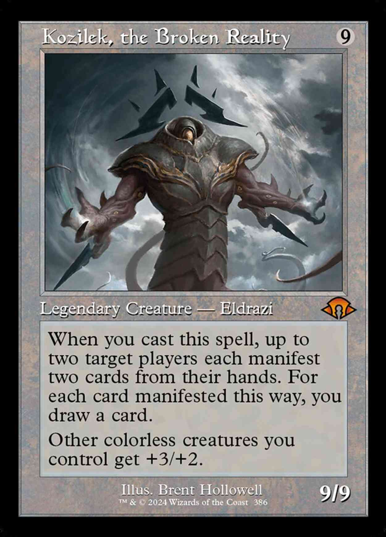 Kozilek, the Broken Reality (Retro Frame) magic card front