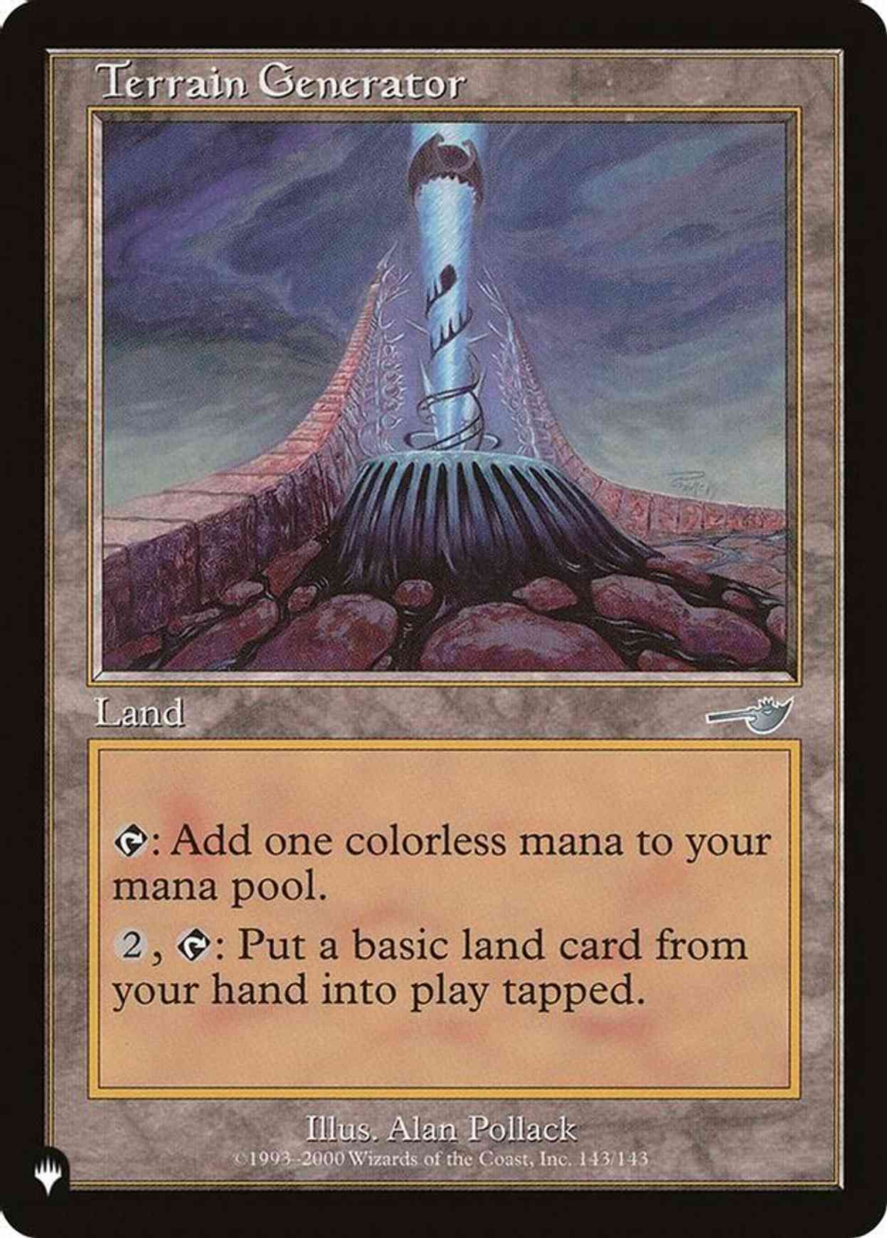 Terrain Generator magic card front