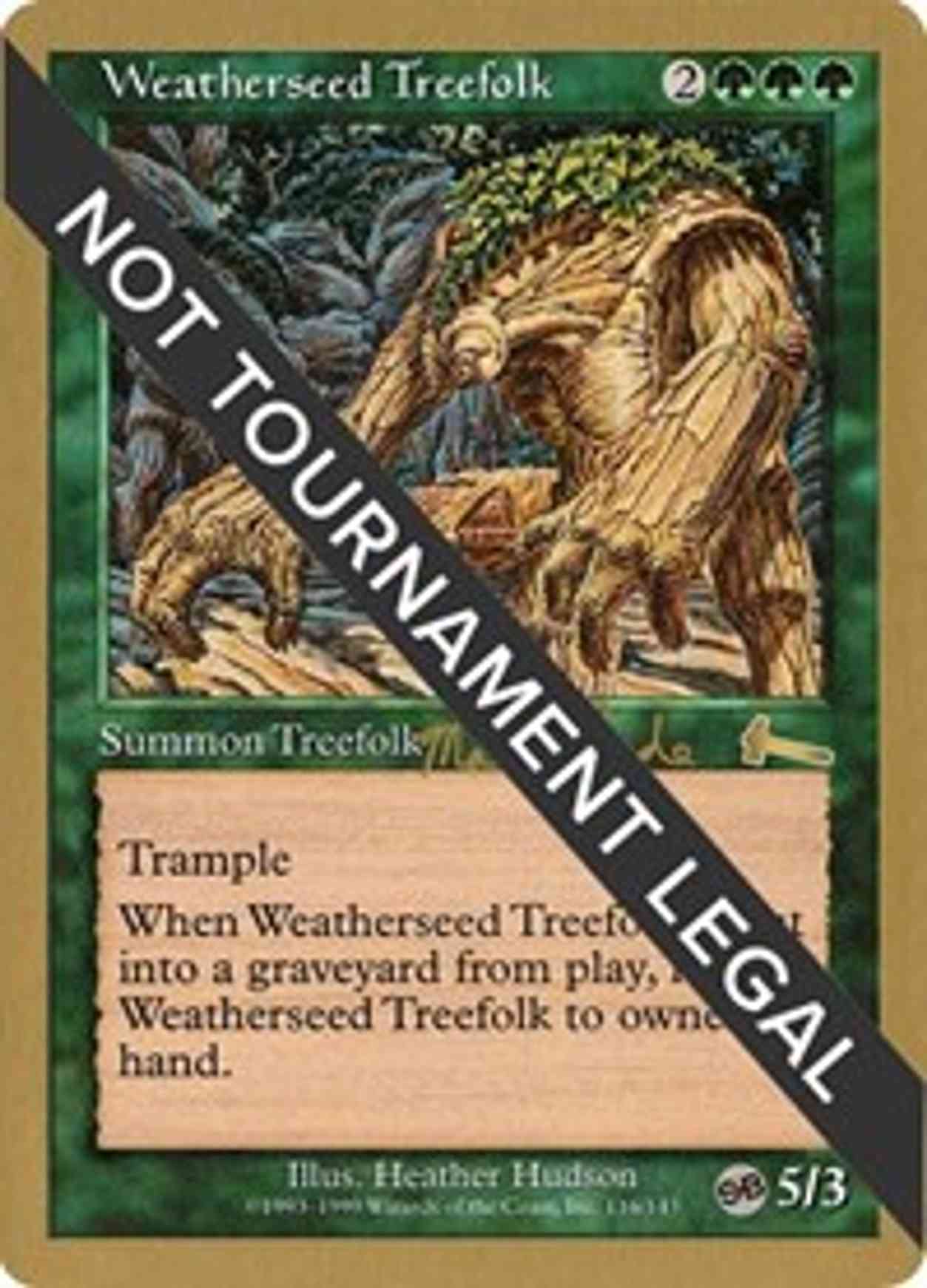 Weatherseed Treefolk - 1999 Matt Linde (ULG) (SB) magic card front
