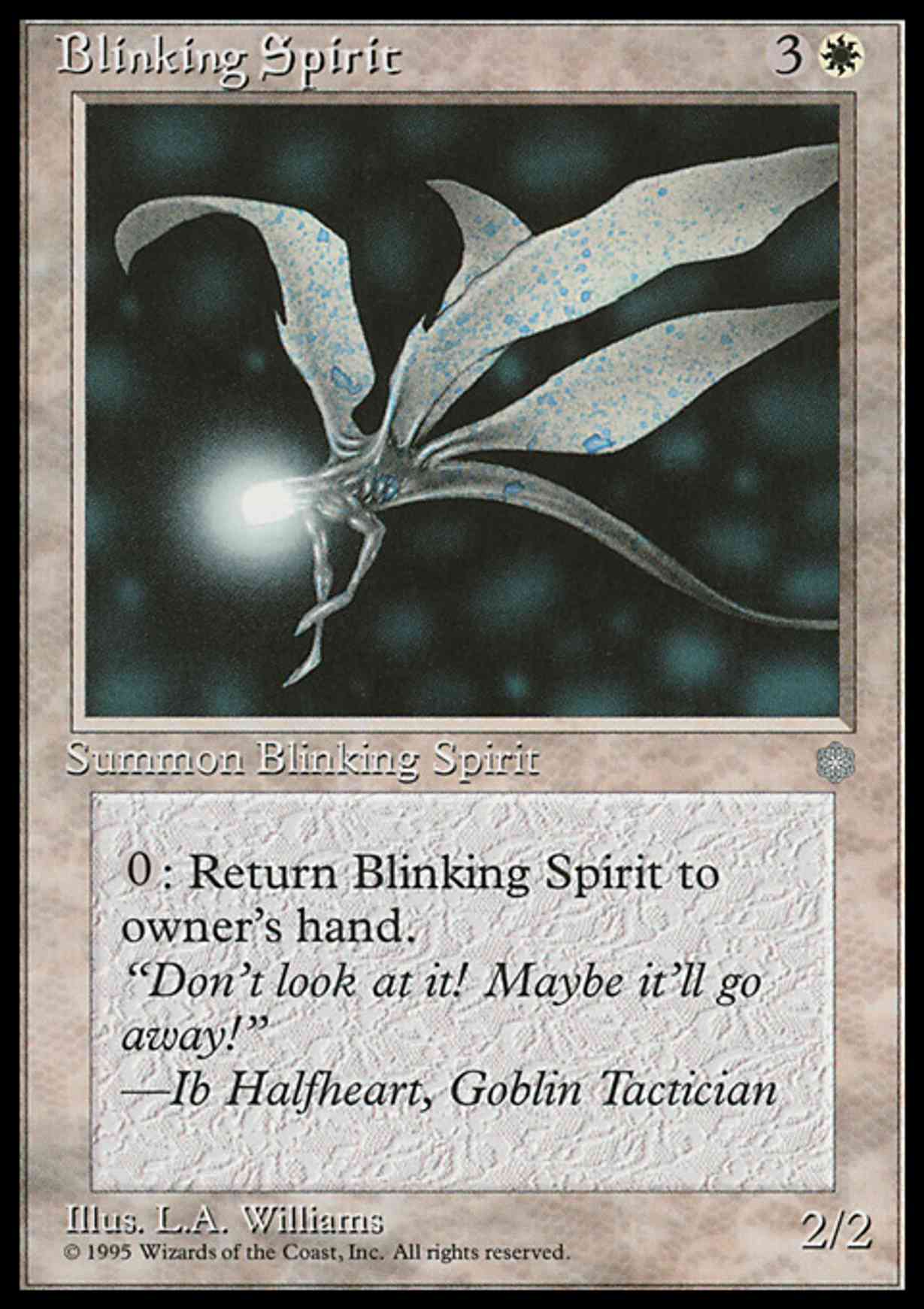 Blinking Spirit magic card front