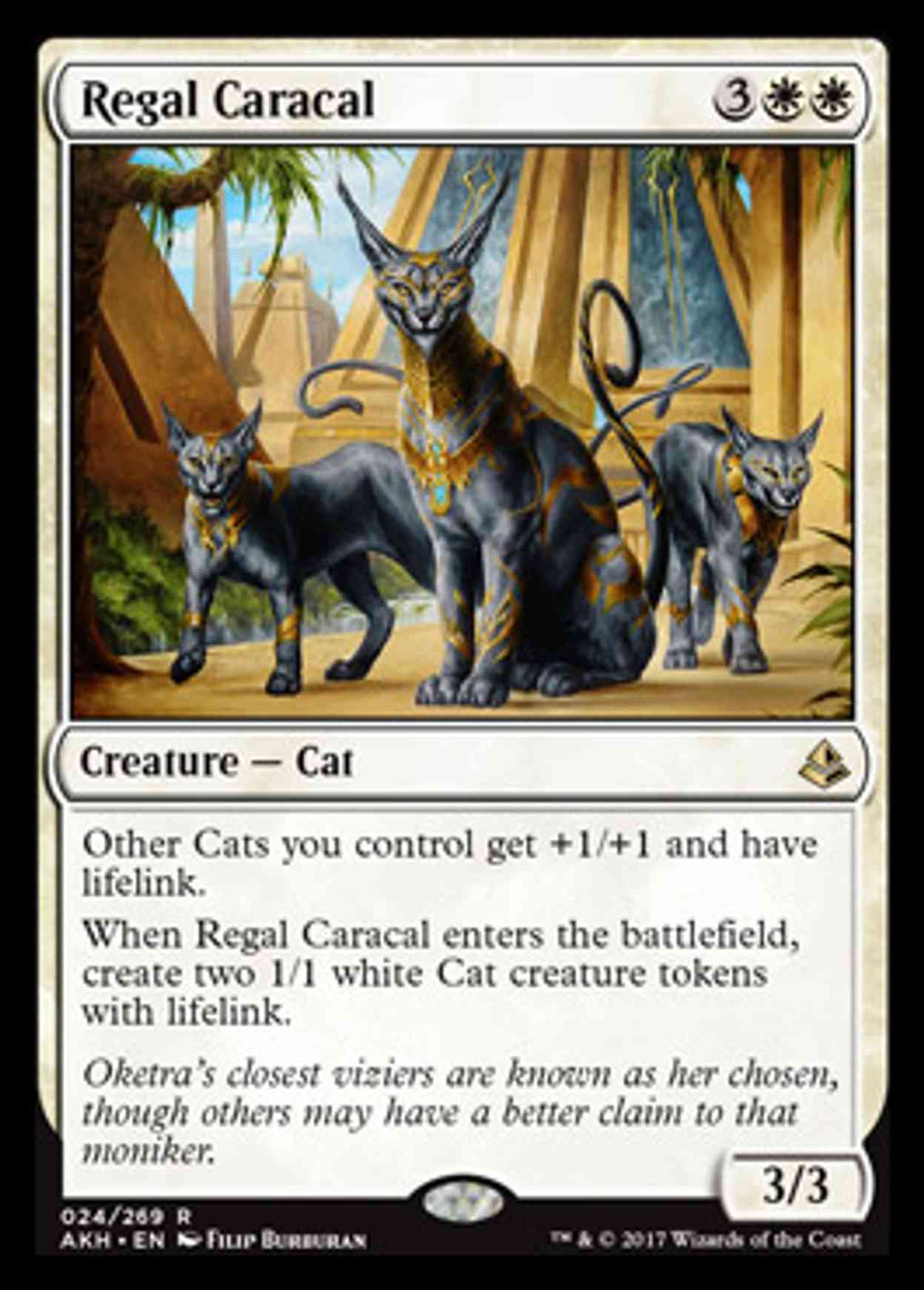 Regal Caracal magic card front