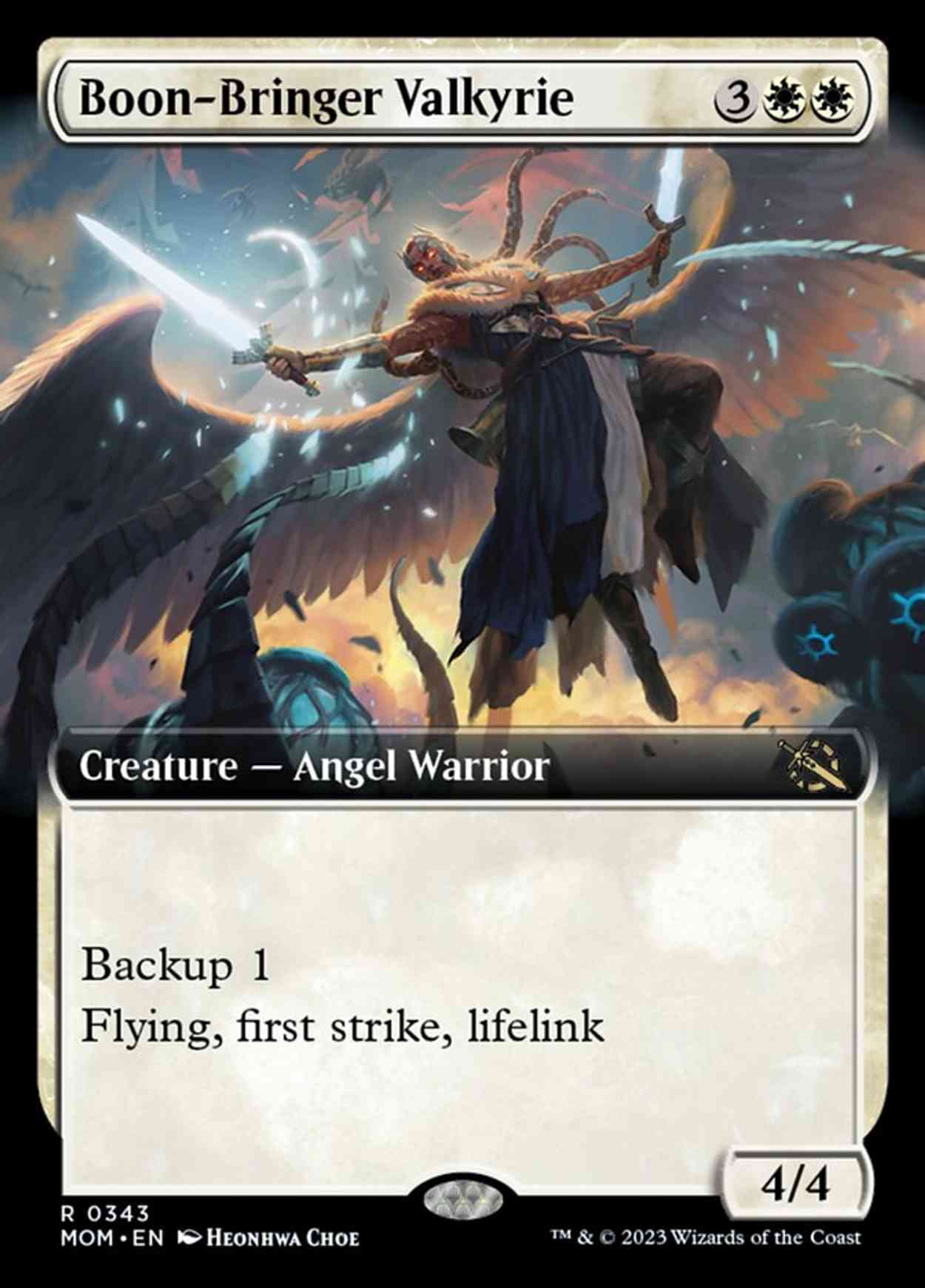 Boon-Bringer Valkyrie (Extended Art) magic card front