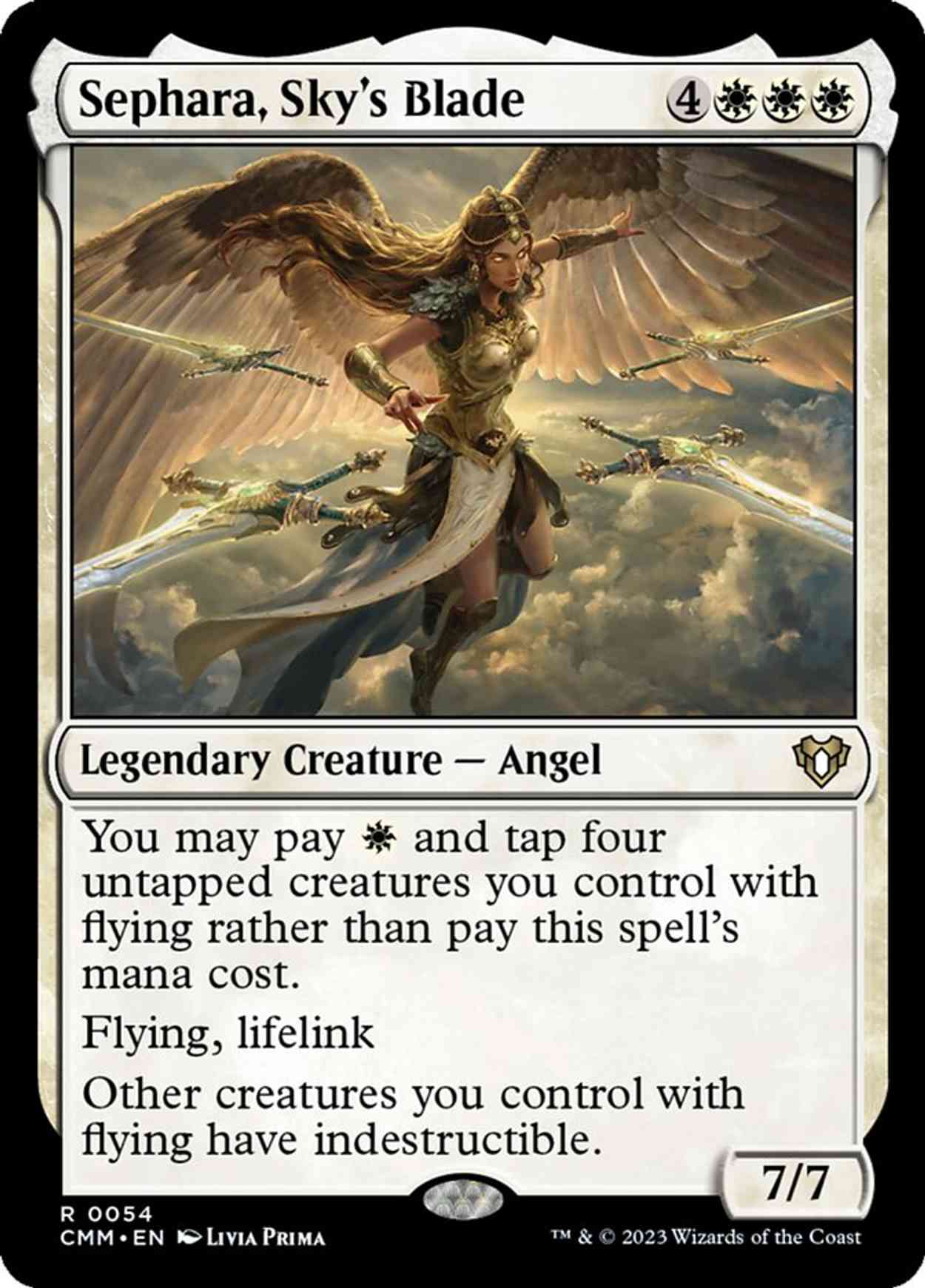 Sephara, Sky's Blade magic card front