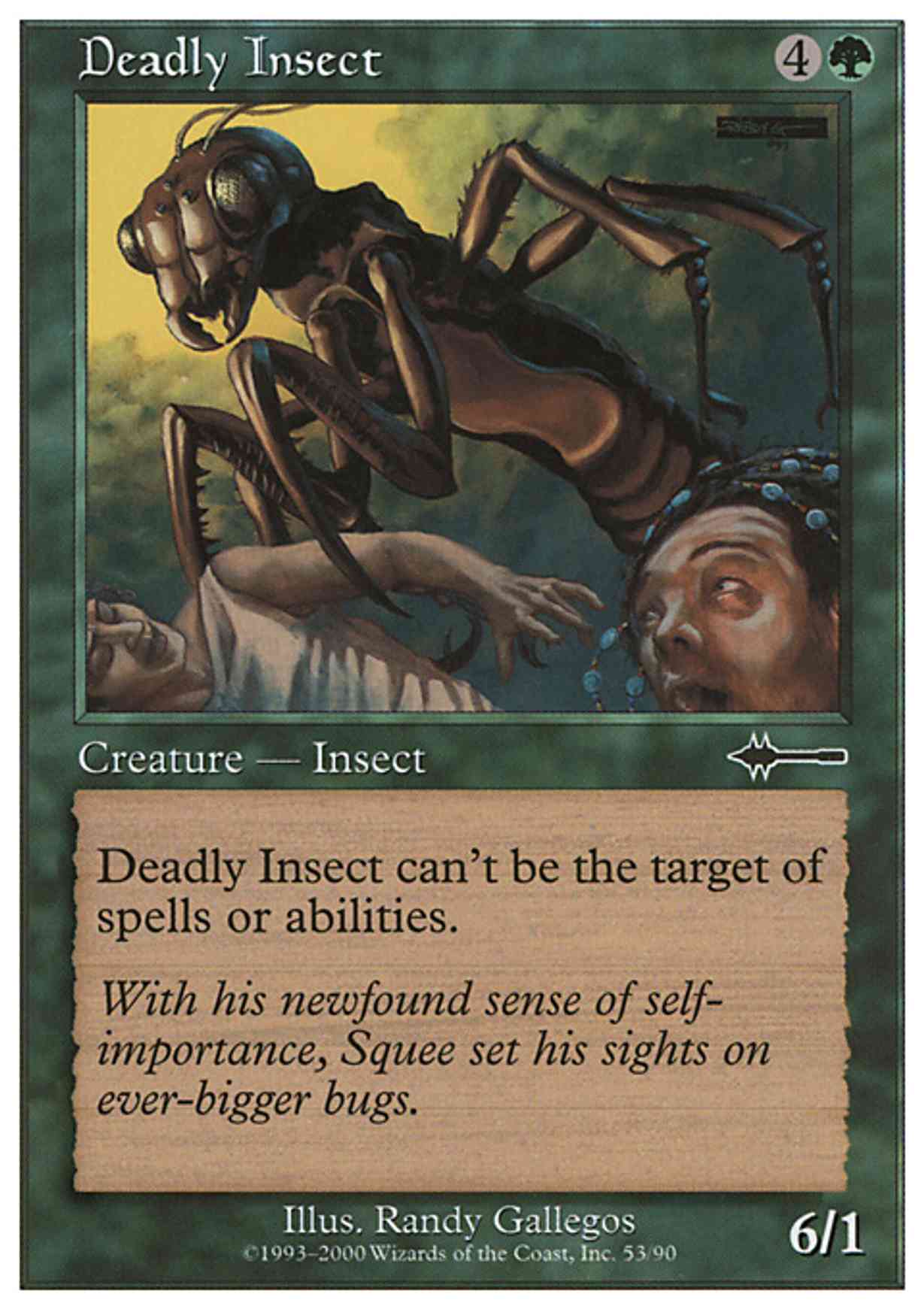 Deadly Insect magic card front