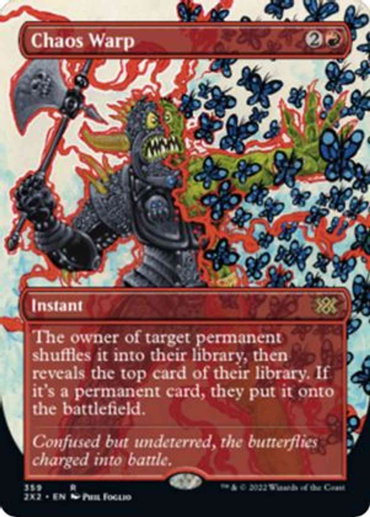 Chaos Warp (Borderless) magic card front