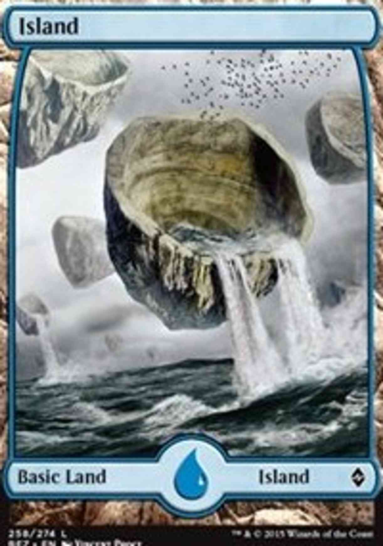 Island (258) - Full Art magic card front