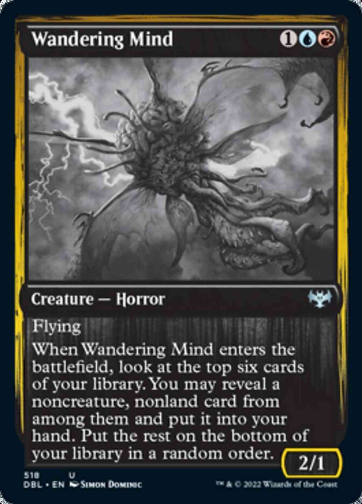 Wandering Mind magic card front