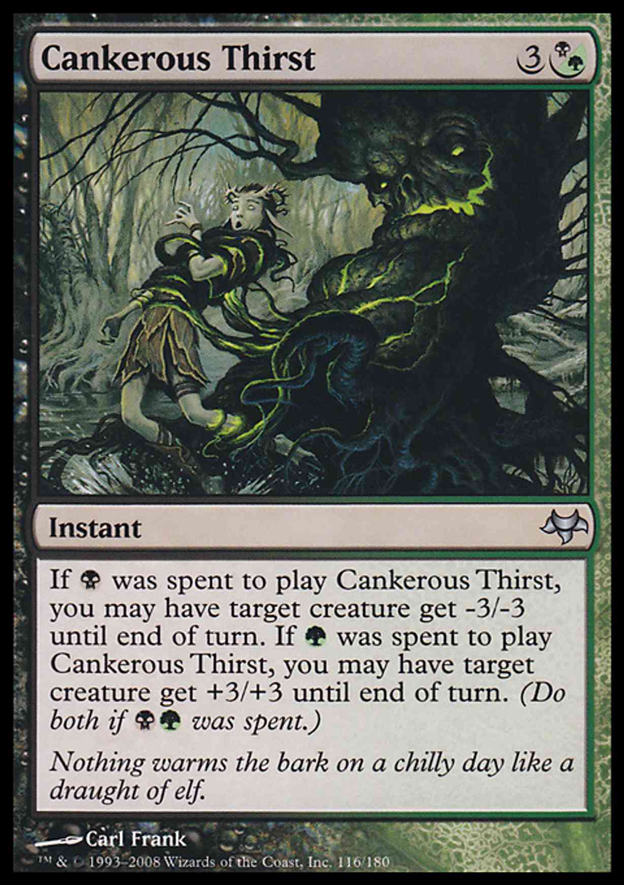 Cankerous Thirst magic card front