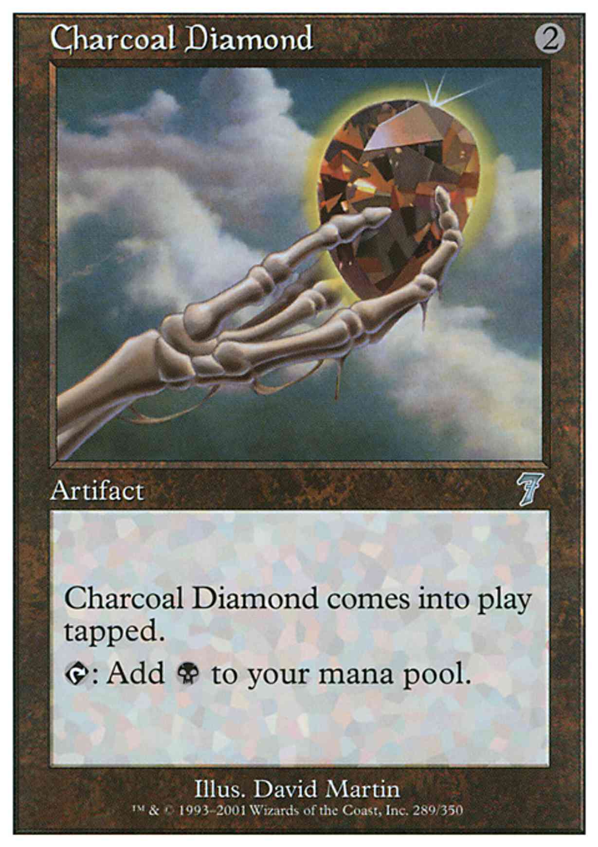 Charcoal Diamond magic card front