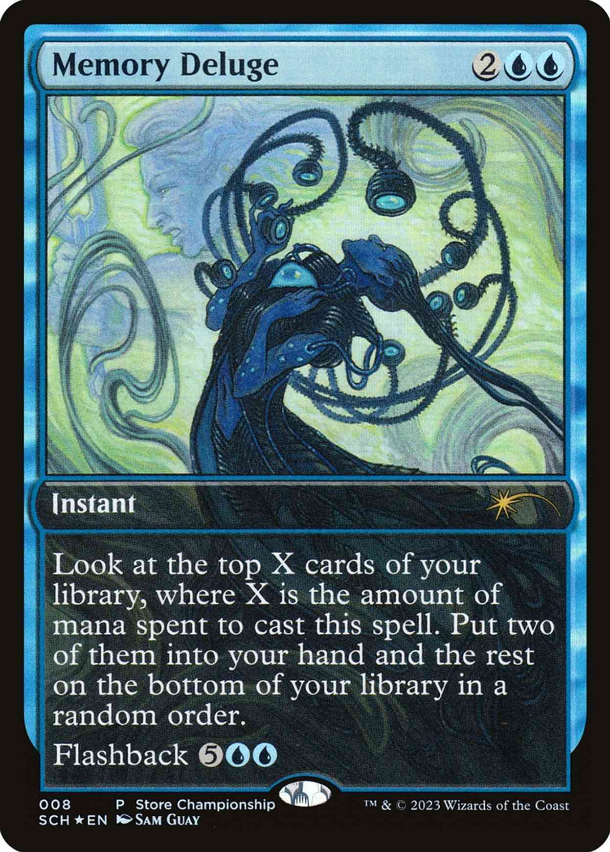 Memory Deluge magic card front