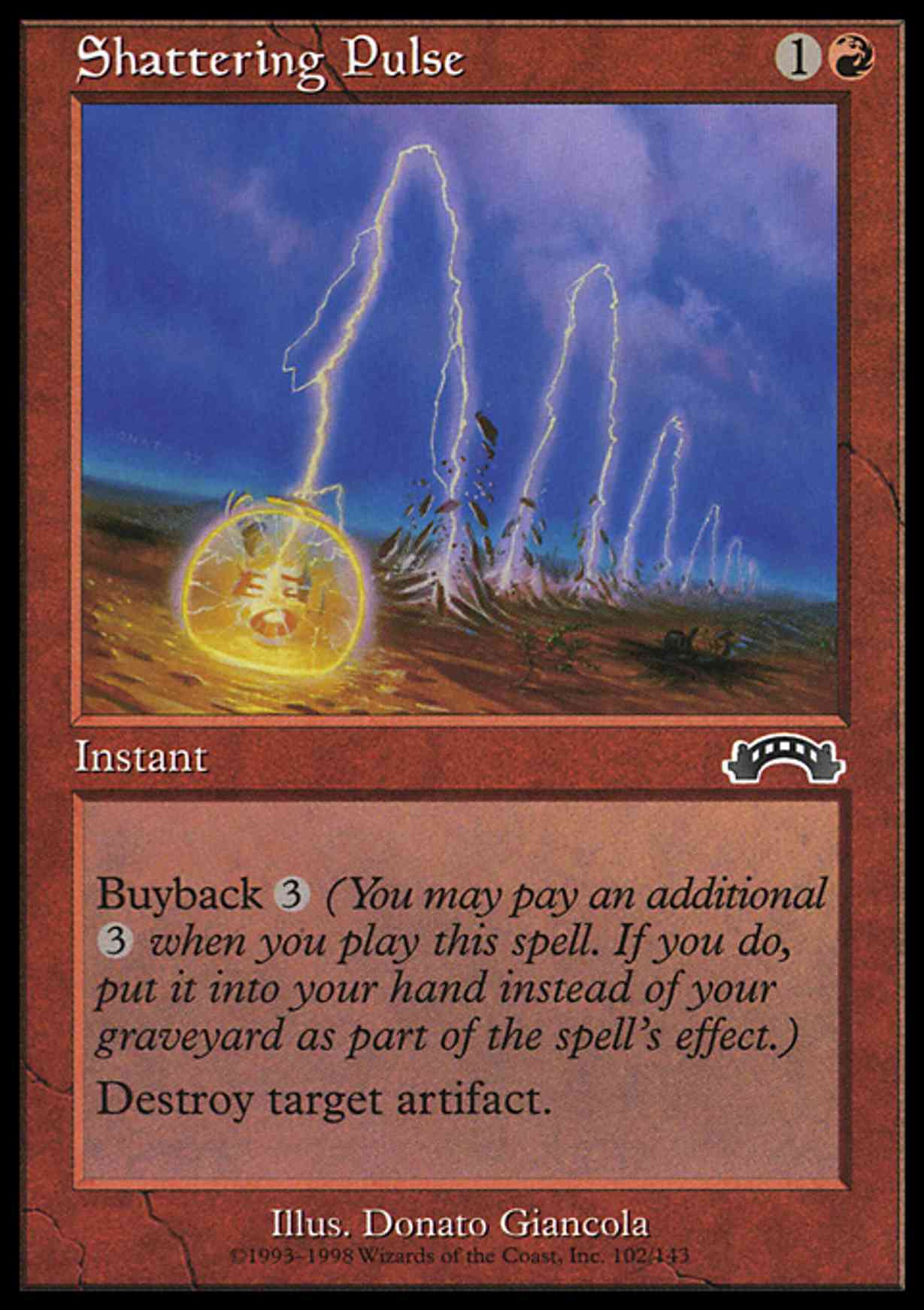 Shattering Pulse magic card front