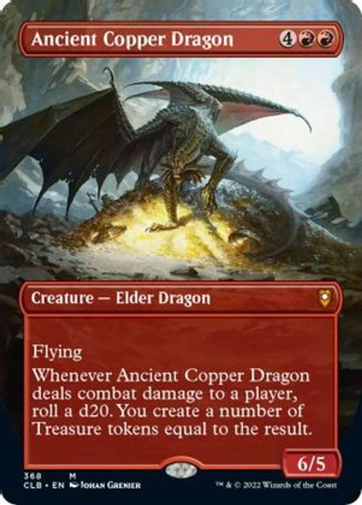 Ancient Copper Dragon (Borderless) magic card front