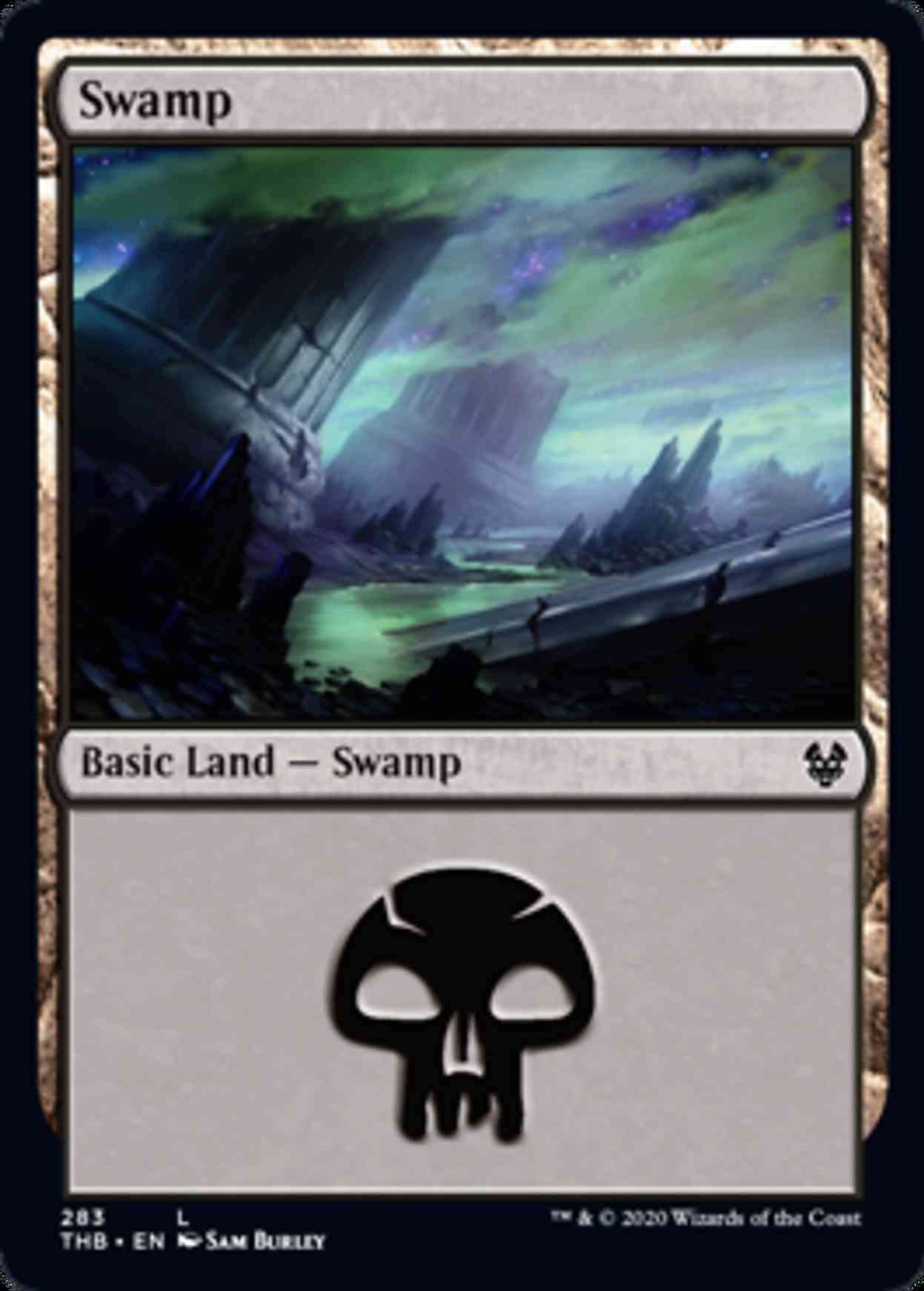 Swamp (283) magic card front