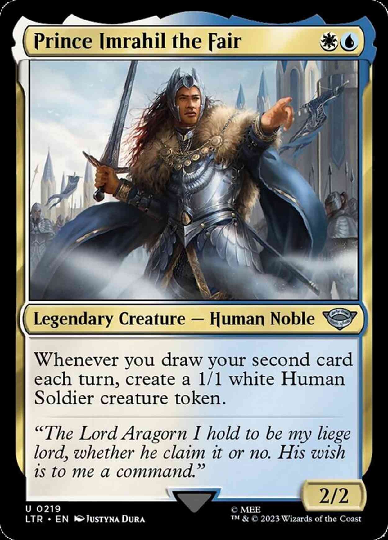 Prince Imrahil the Fair magic card front