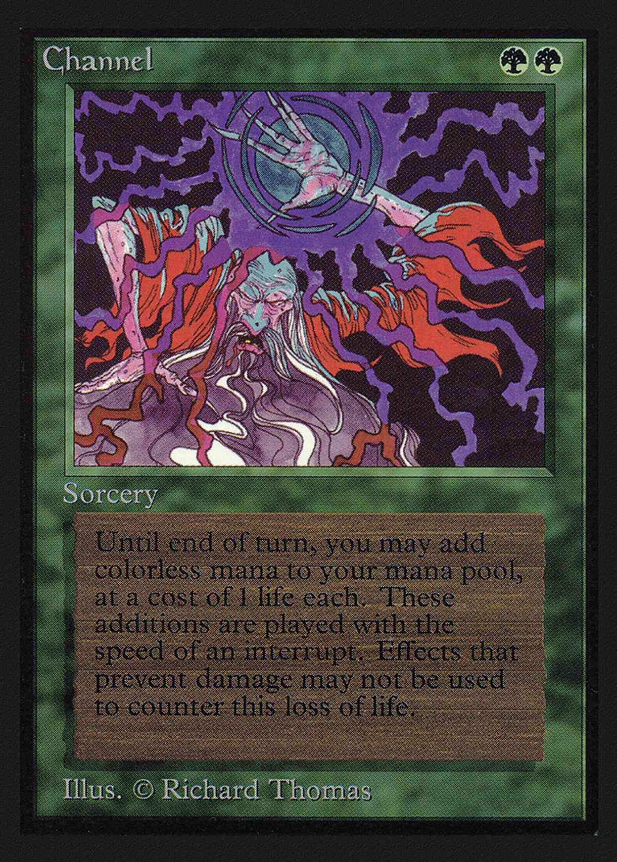 Channel (CE) magic card front