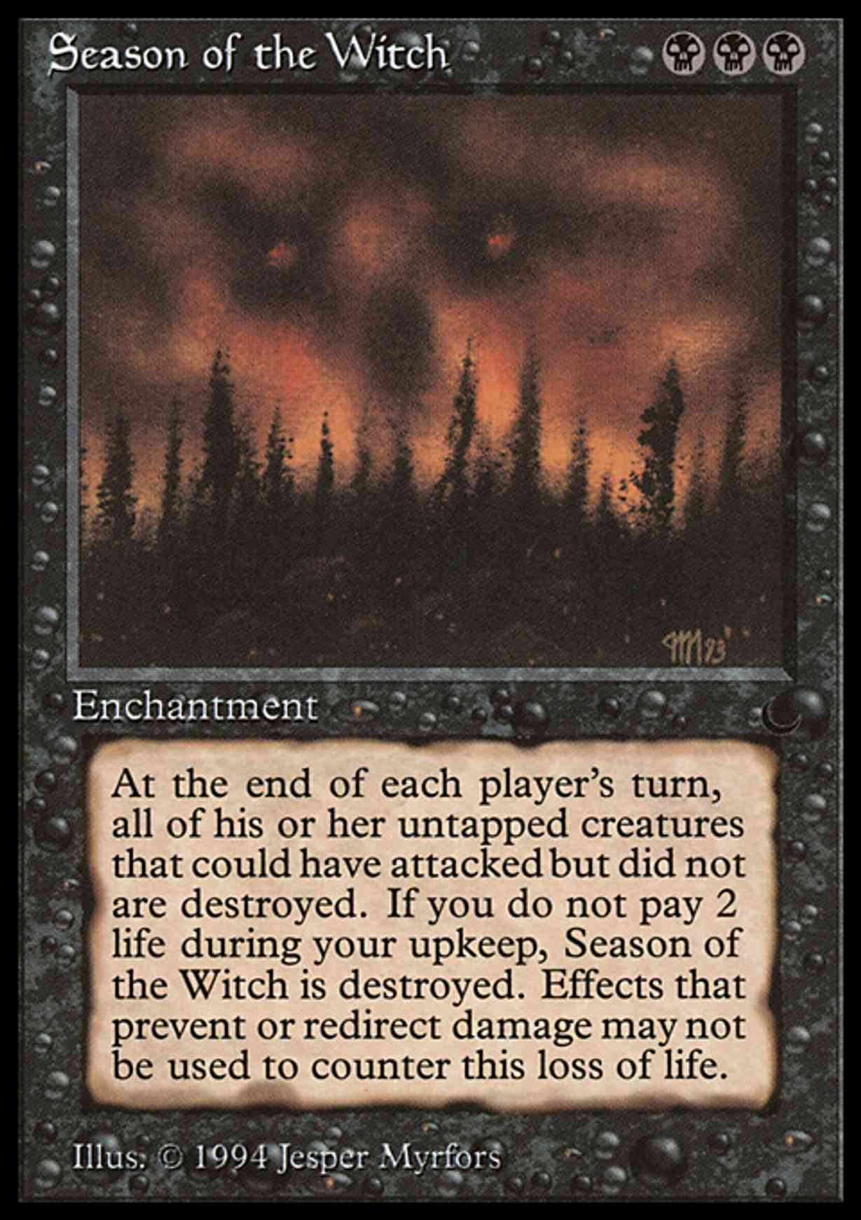 Season of the Witch magic card front