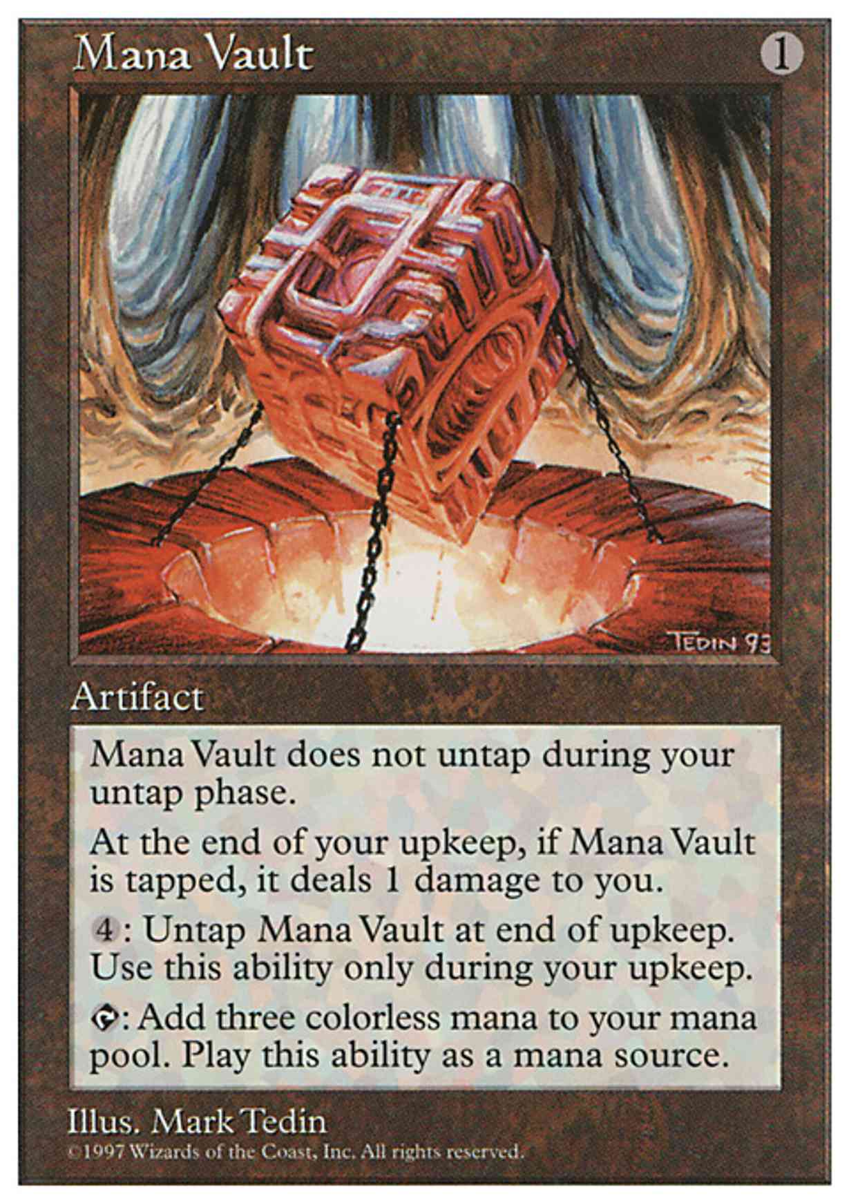 Mana Vault magic card front