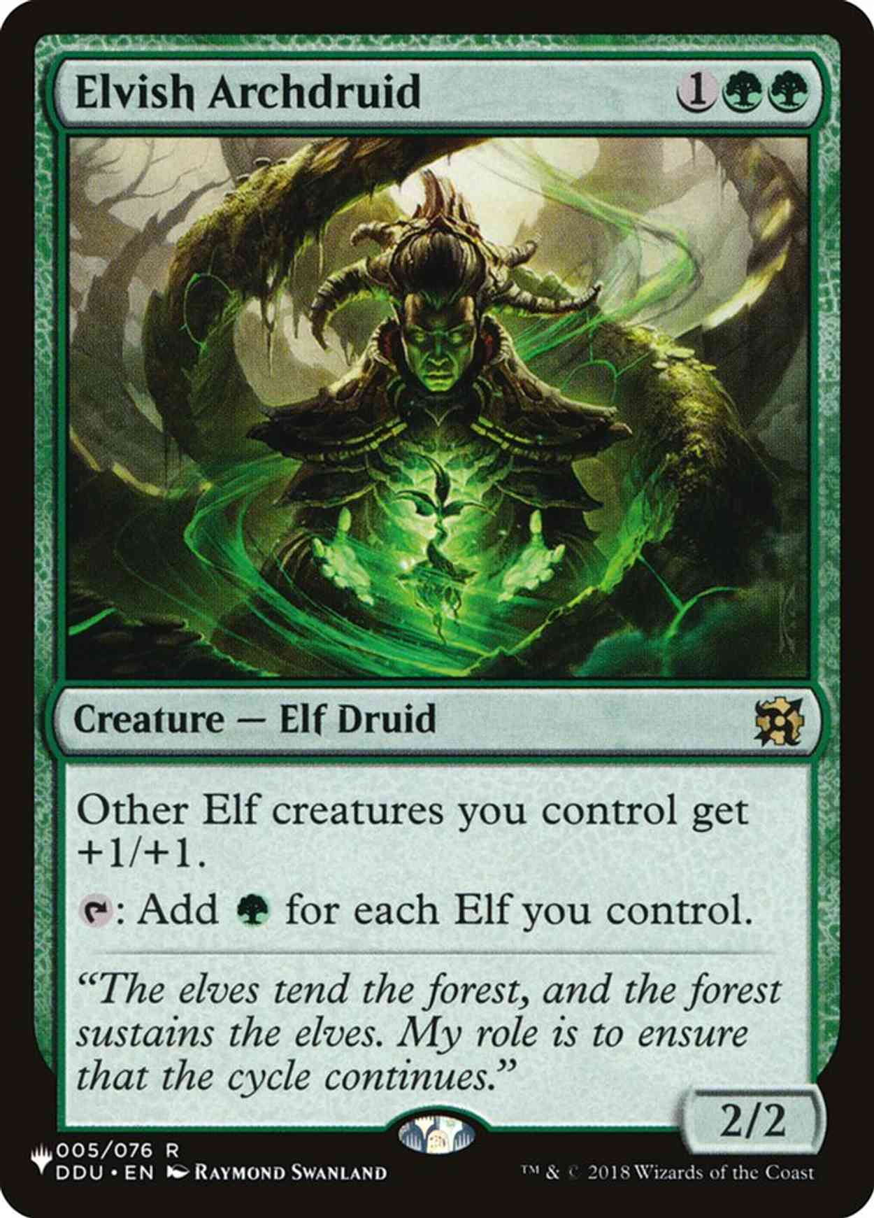 Elvish Archdruid magic card front