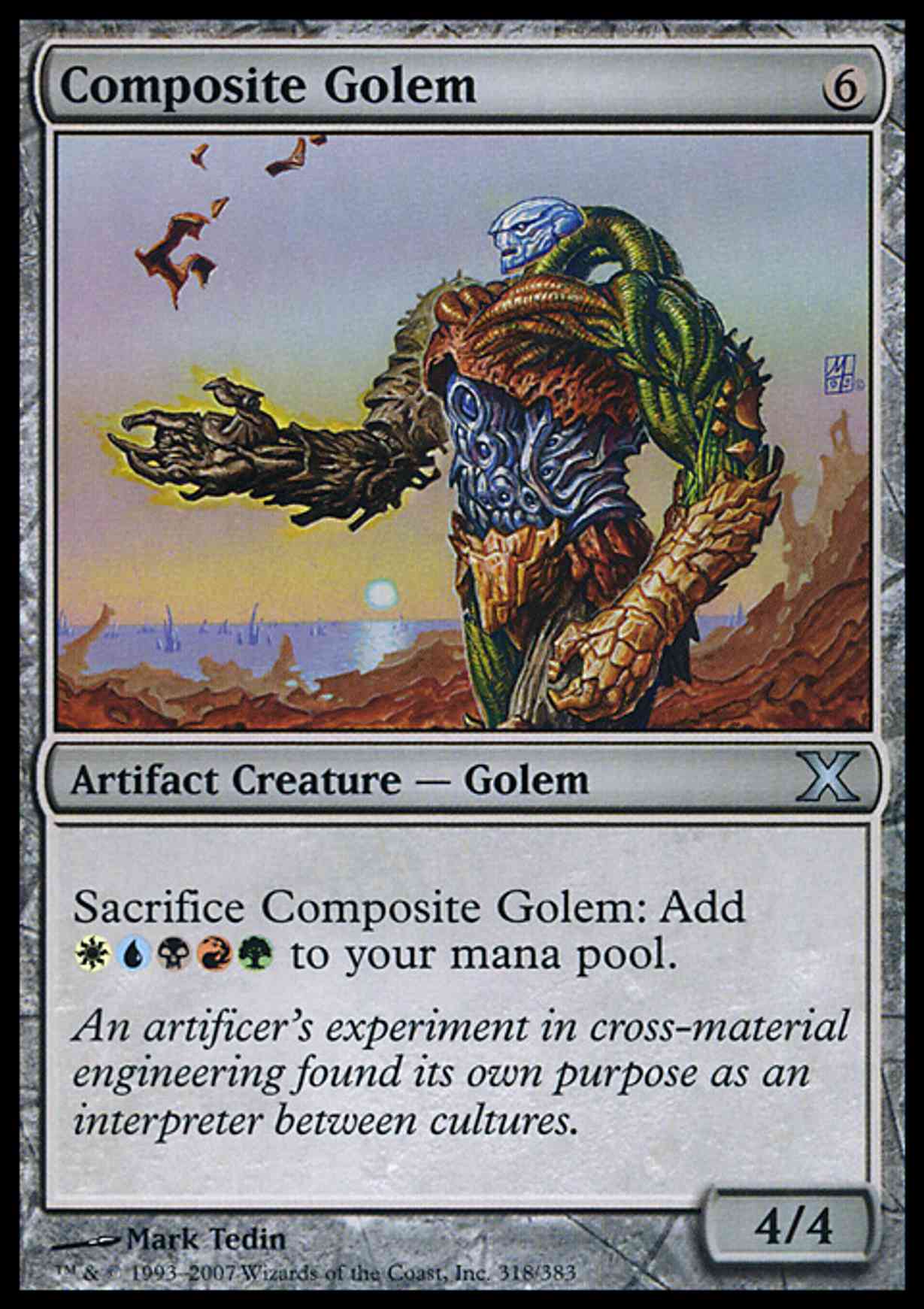 Composite Golem magic card front