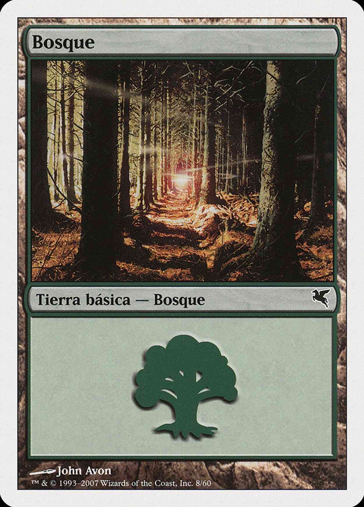 Forest (Retro Frame) magic card front