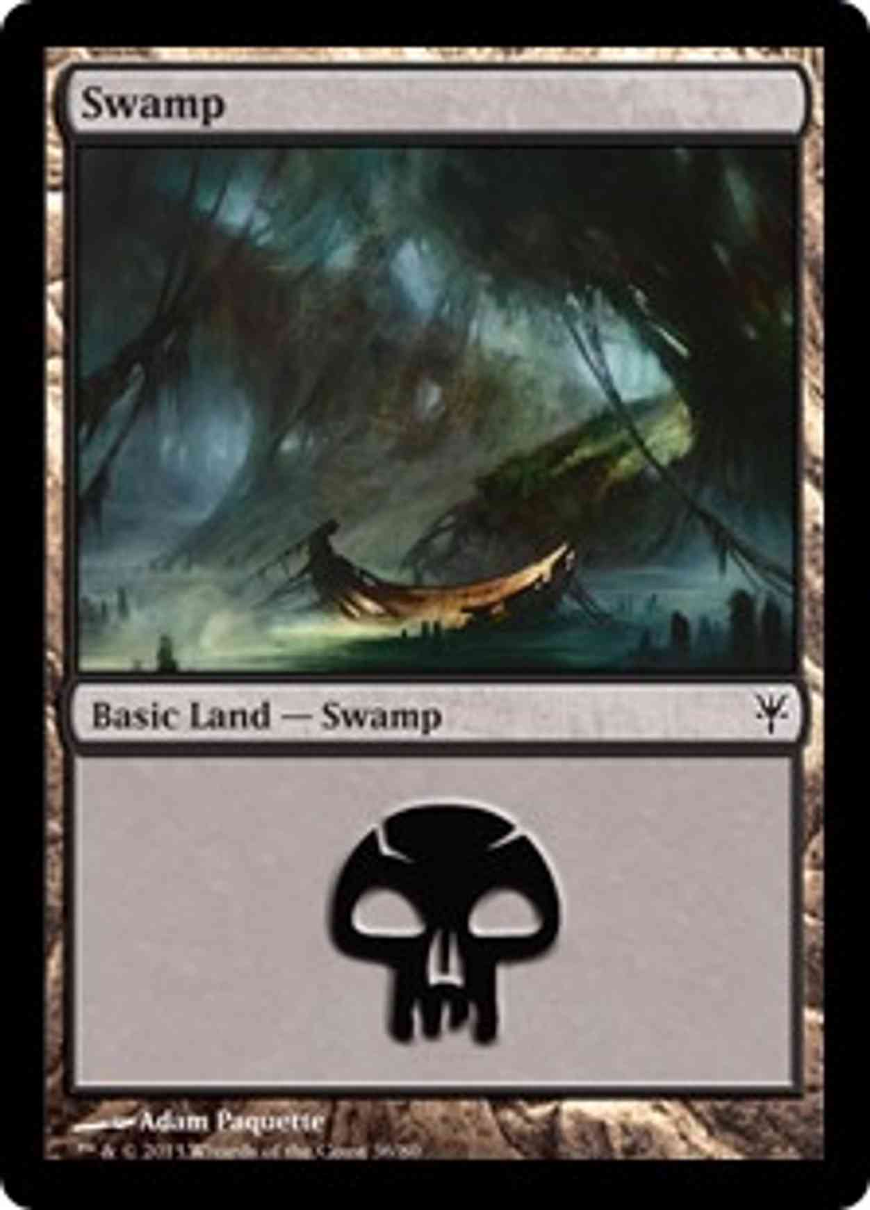 Swamp (36) magic card front