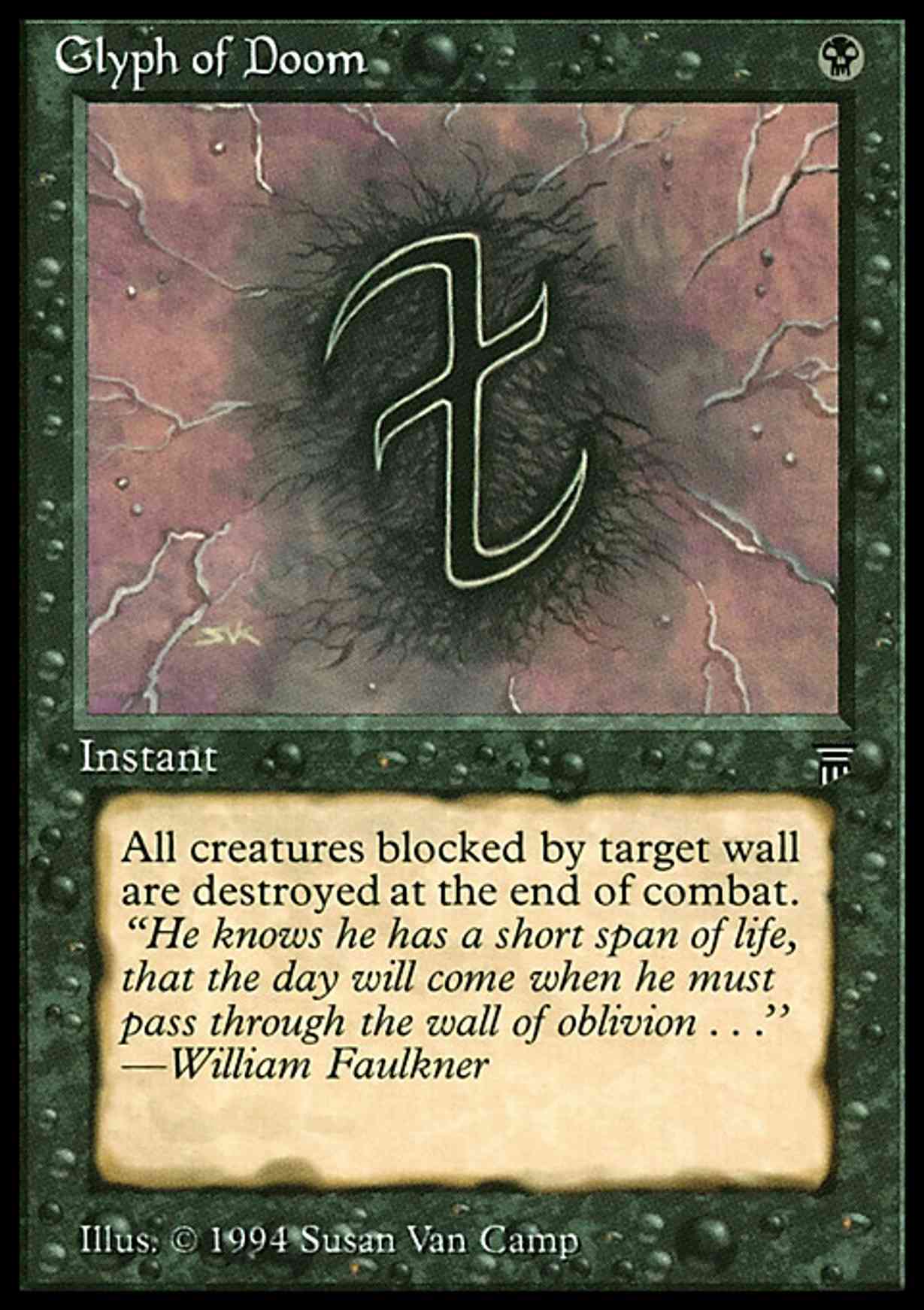 Glyph of Doom magic card front