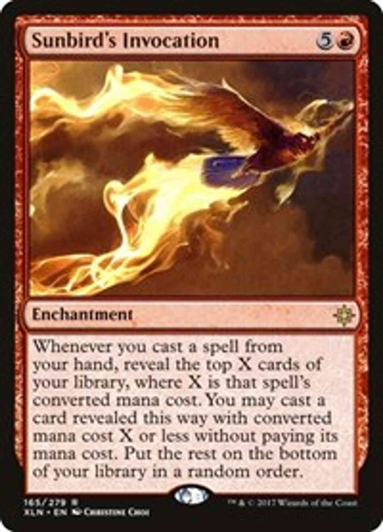 Sunbird's Invocation magic card front
