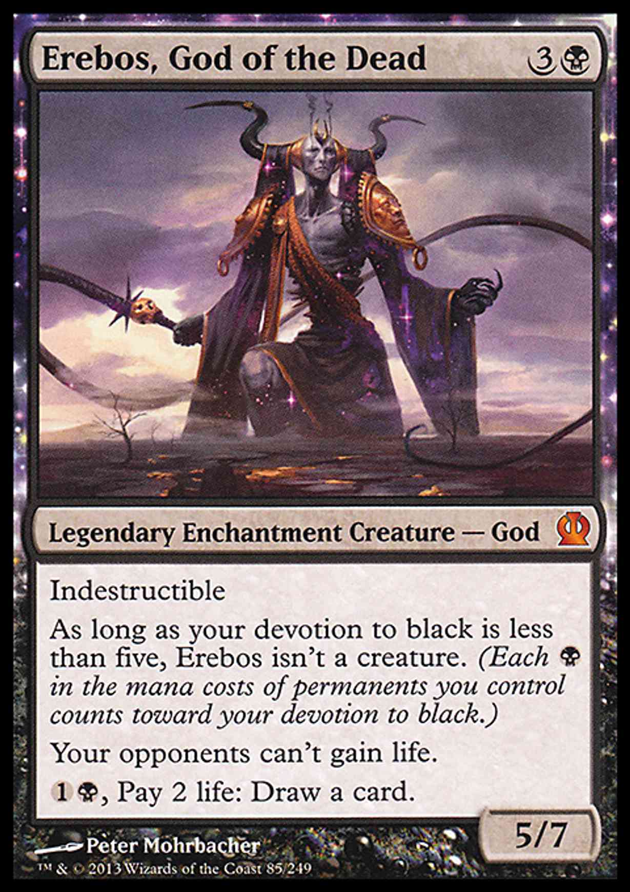 Erebos, God of the Dead magic card front