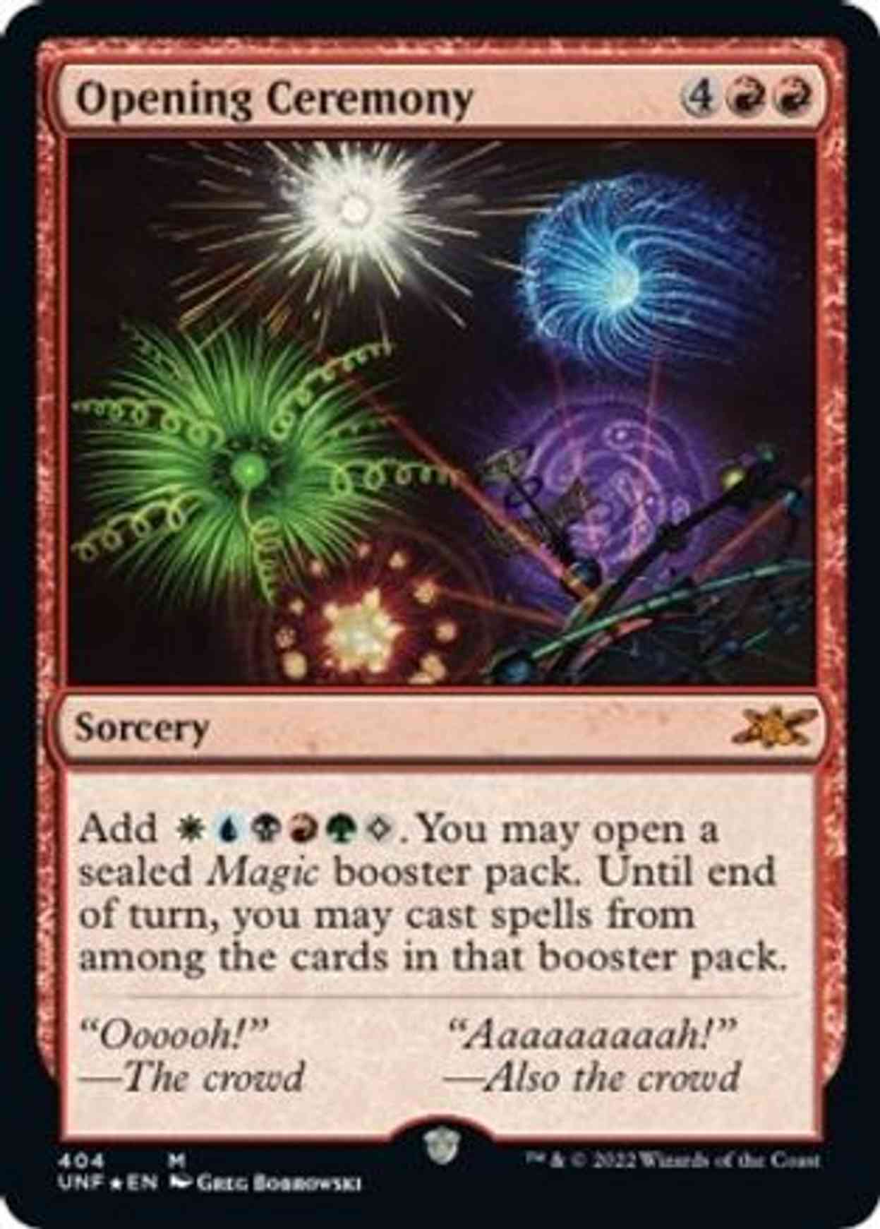 Opening Ceremony (Galaxy Foil) magic card front