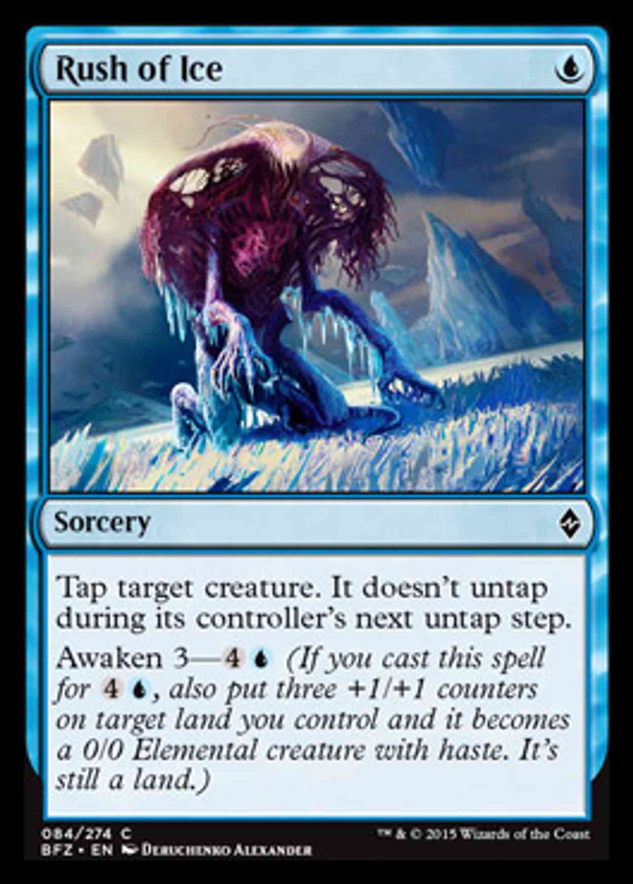 Rush of Ice magic card front