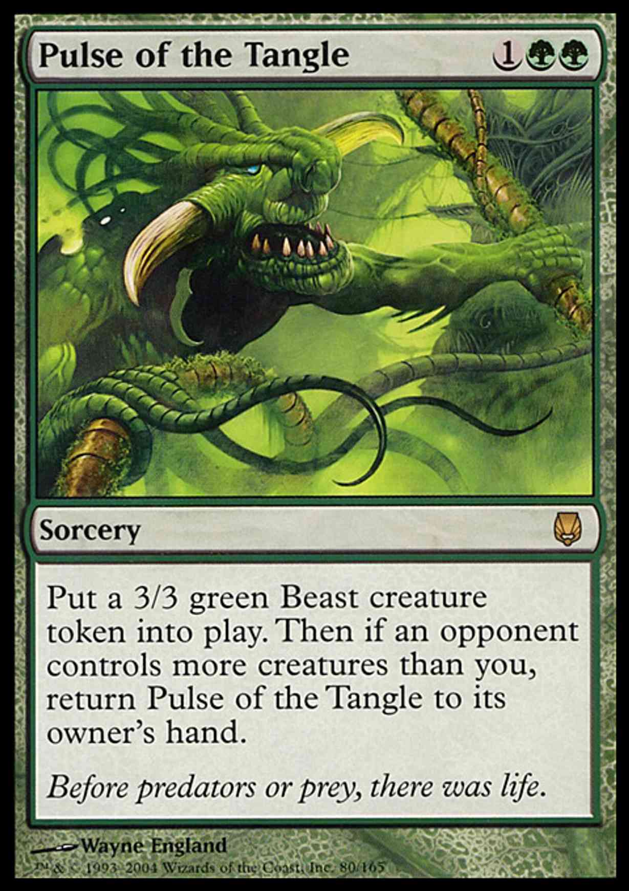 Pulse of the Tangle magic card front