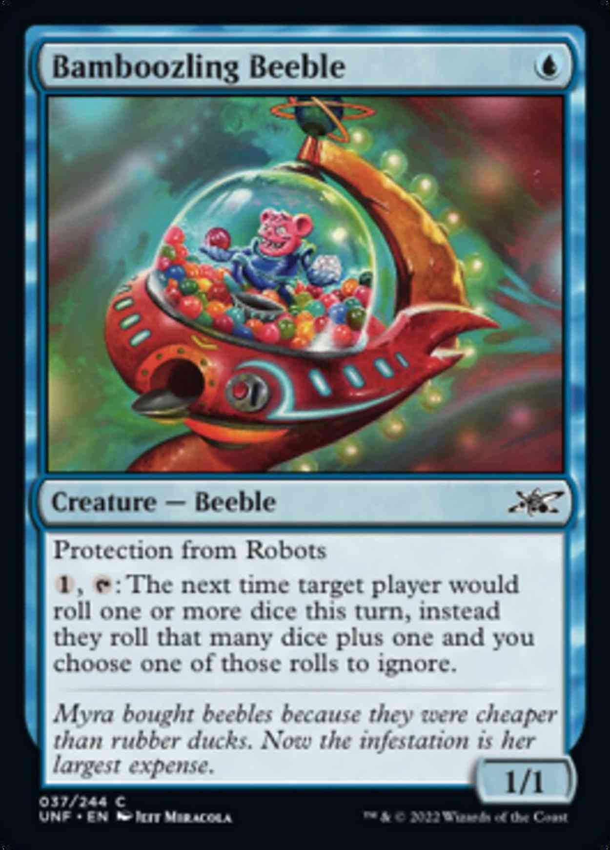 Bamboozling Beeble magic card front