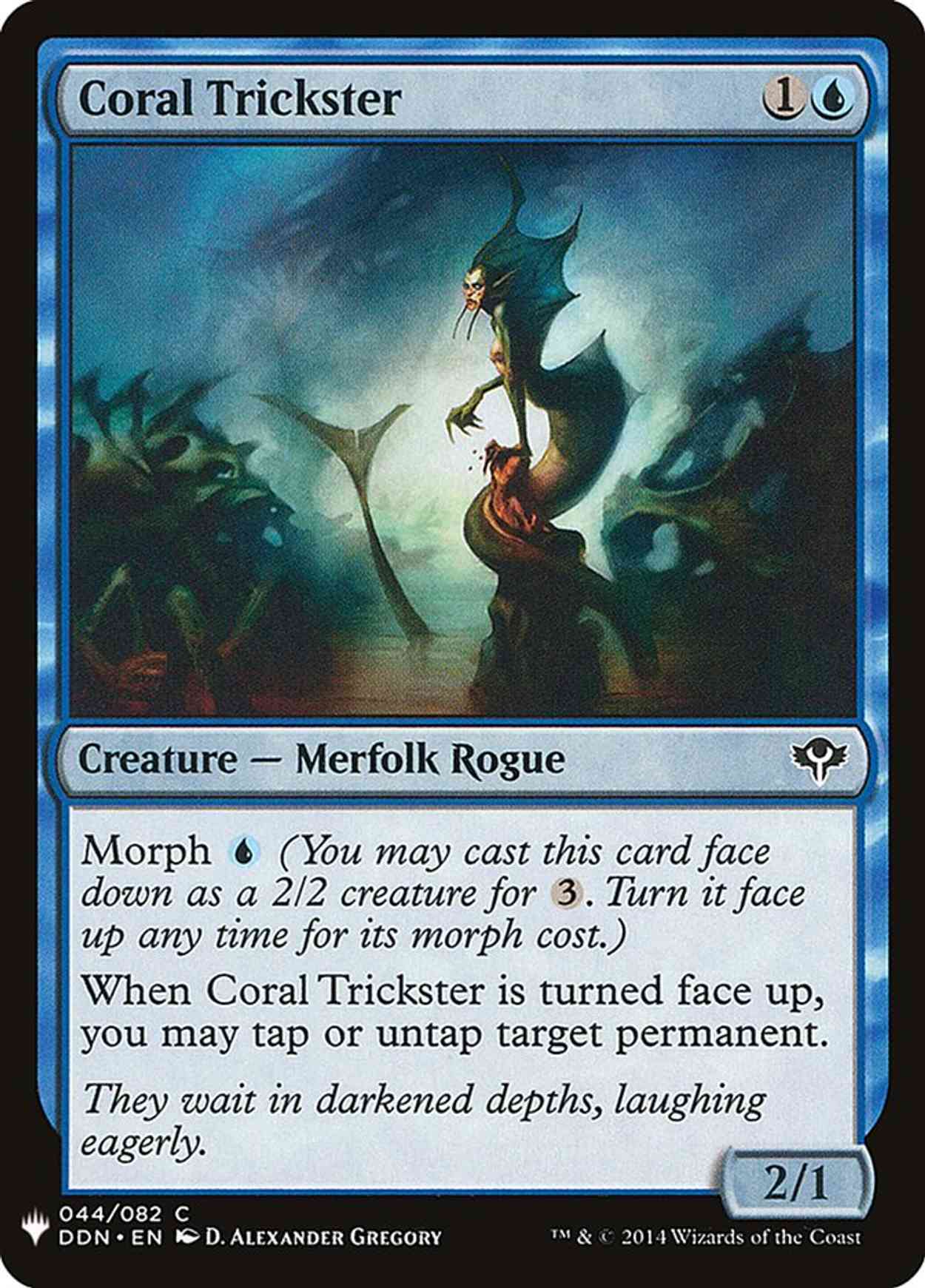 Coral Trickster magic card front