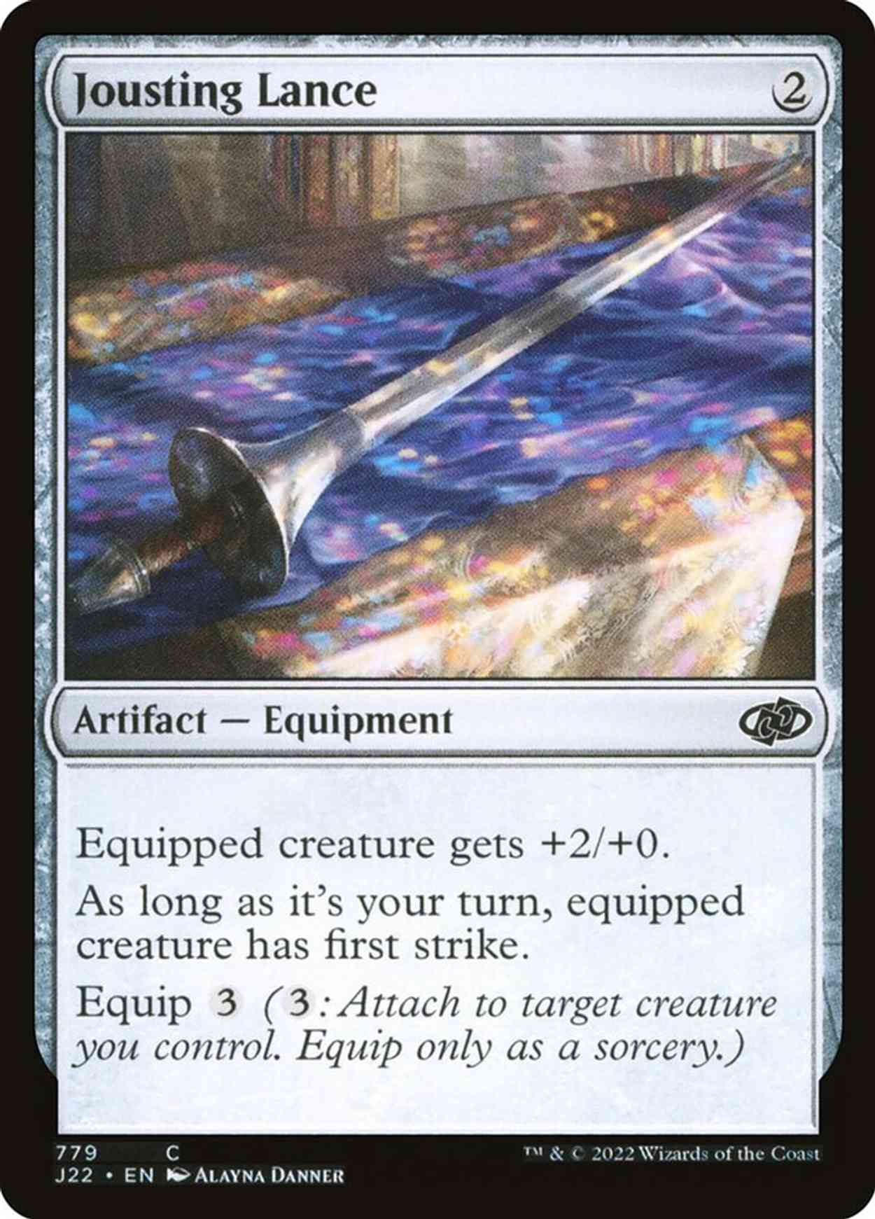 Jousting Lance magic card front