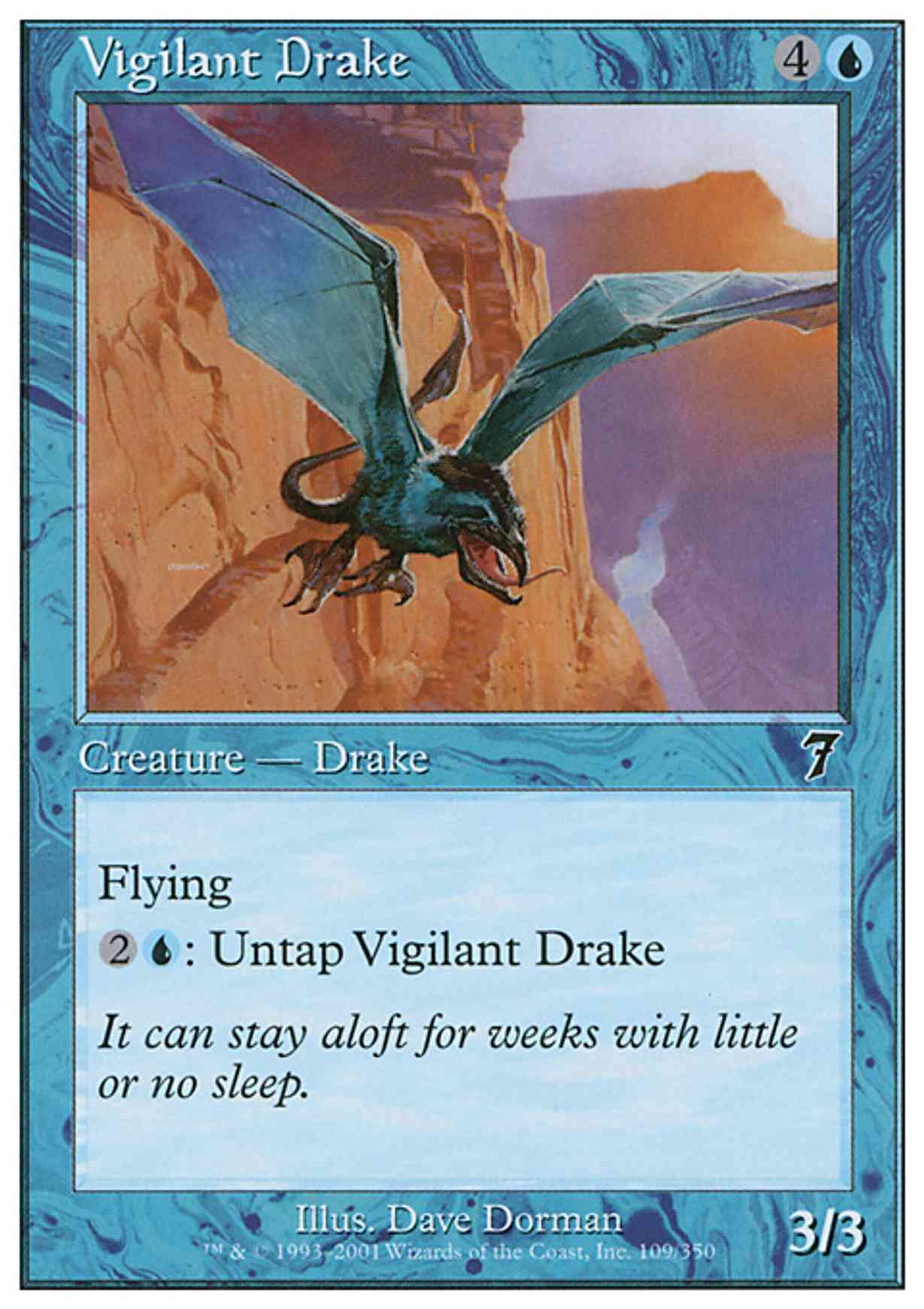 Vigilant Drake magic card front