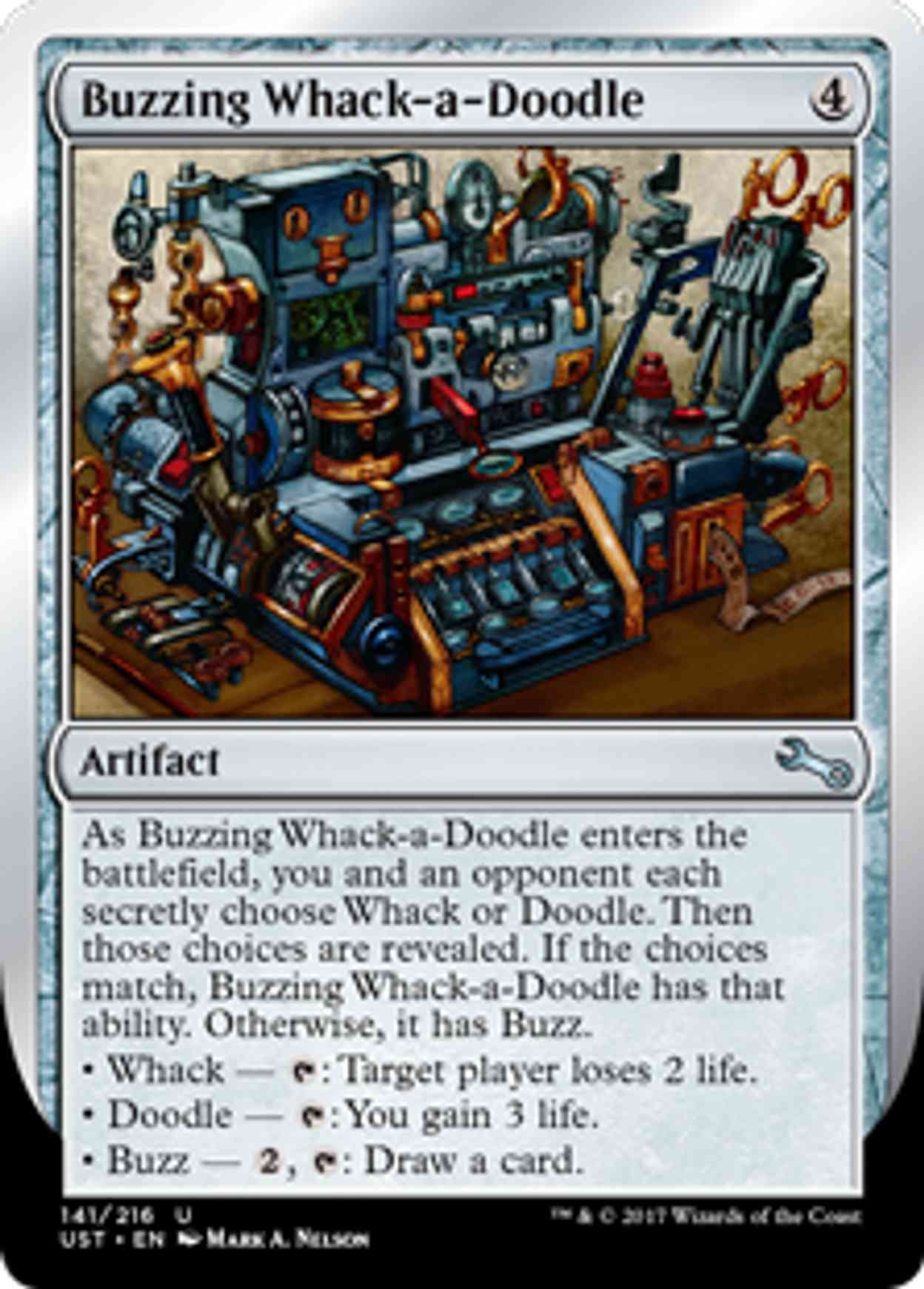 Buzzing Whack-a-Doodle magic card front