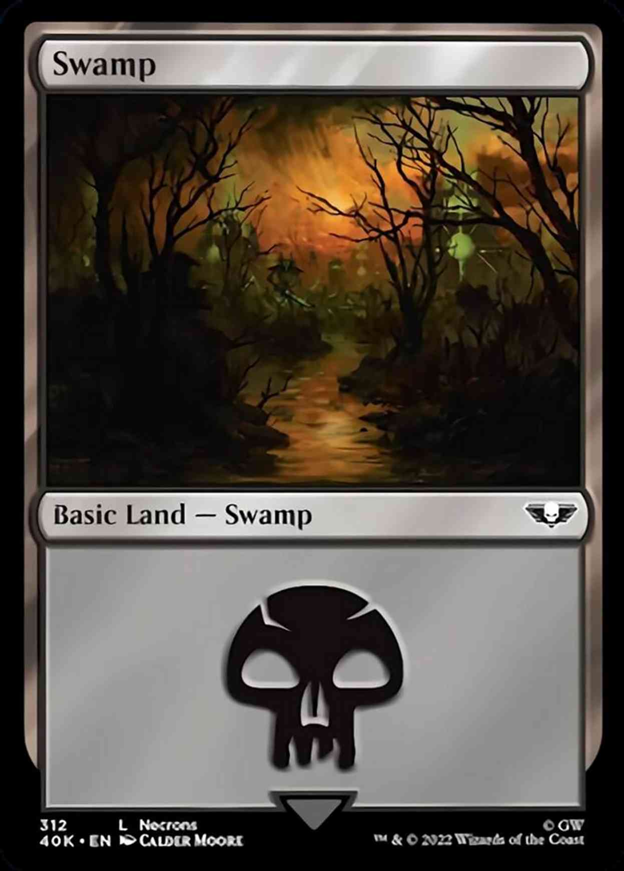 Swamp (312) magic card front