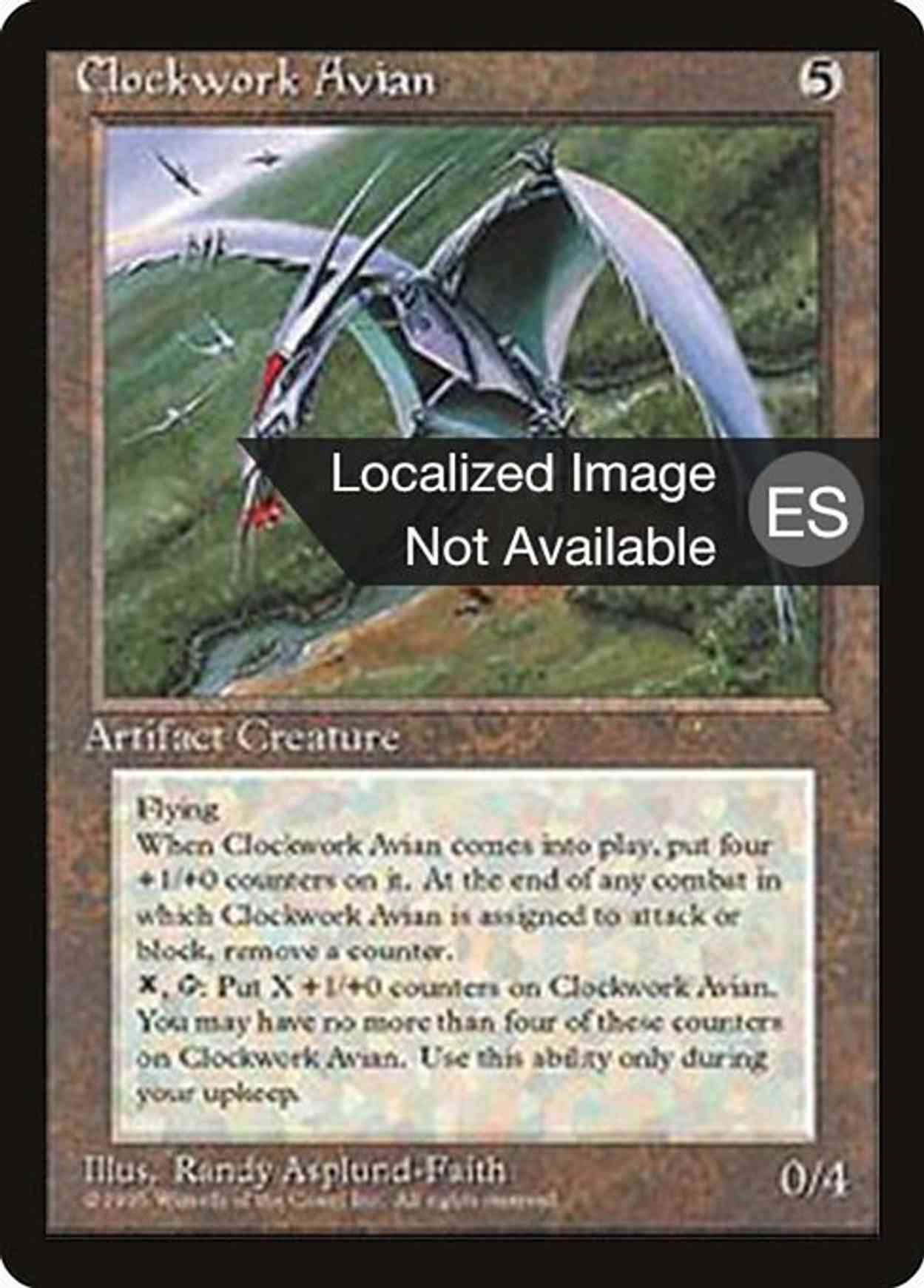 Clockwork Avian magic card front