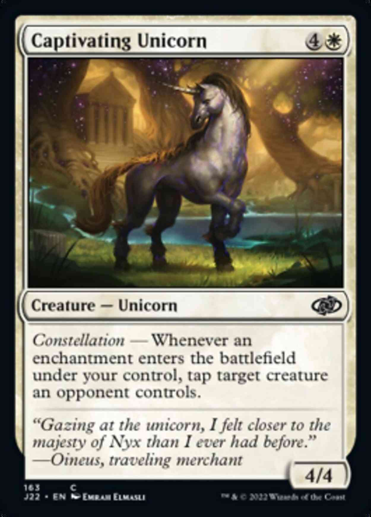 Captivating Unicorn magic card front