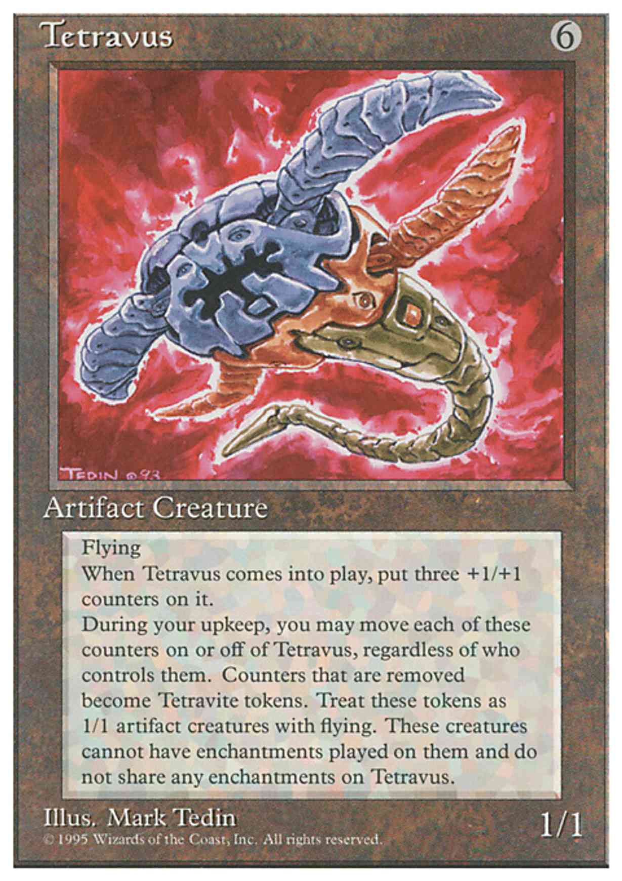Tetravus magic card front