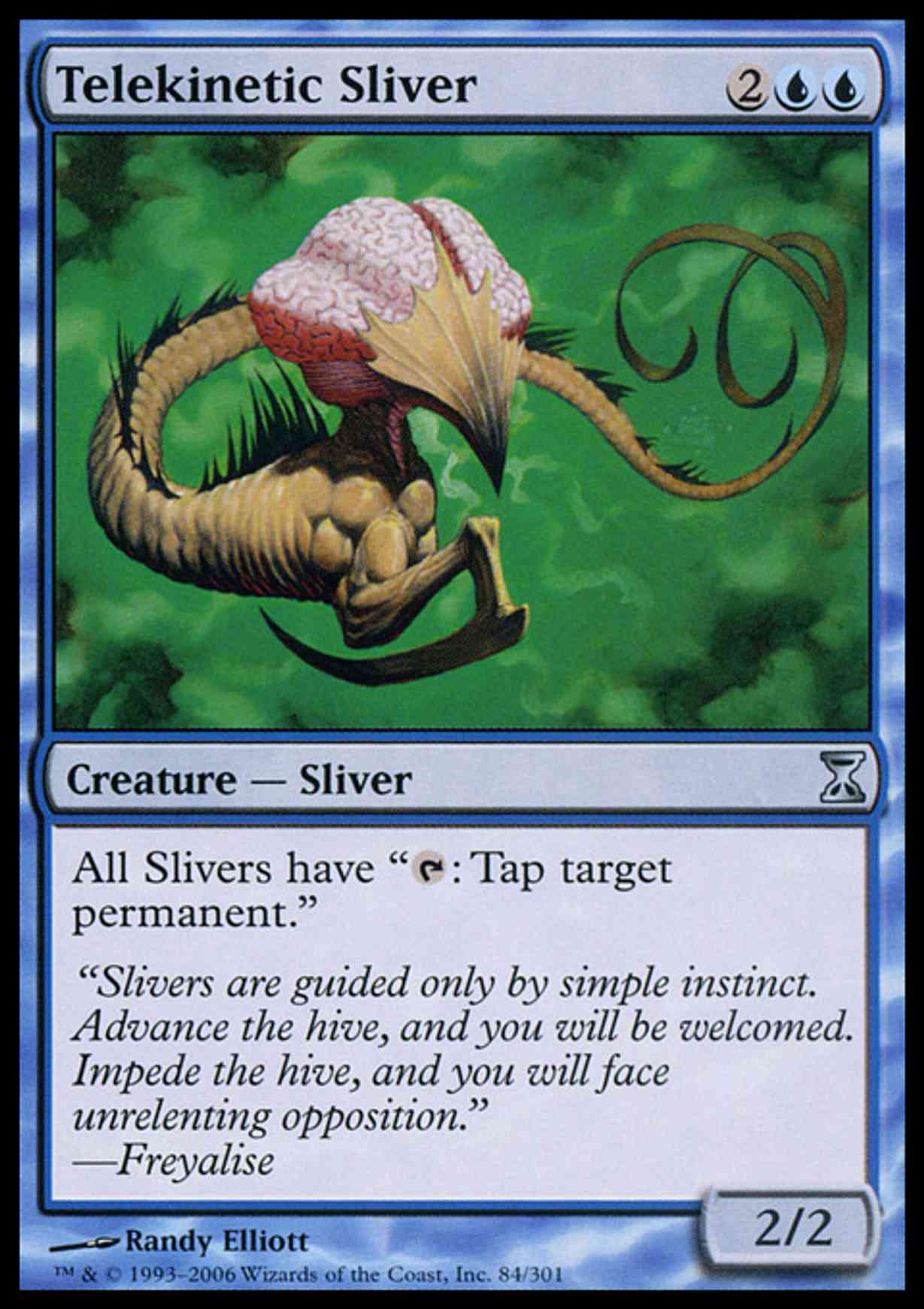 Telekinetic Sliver magic card front