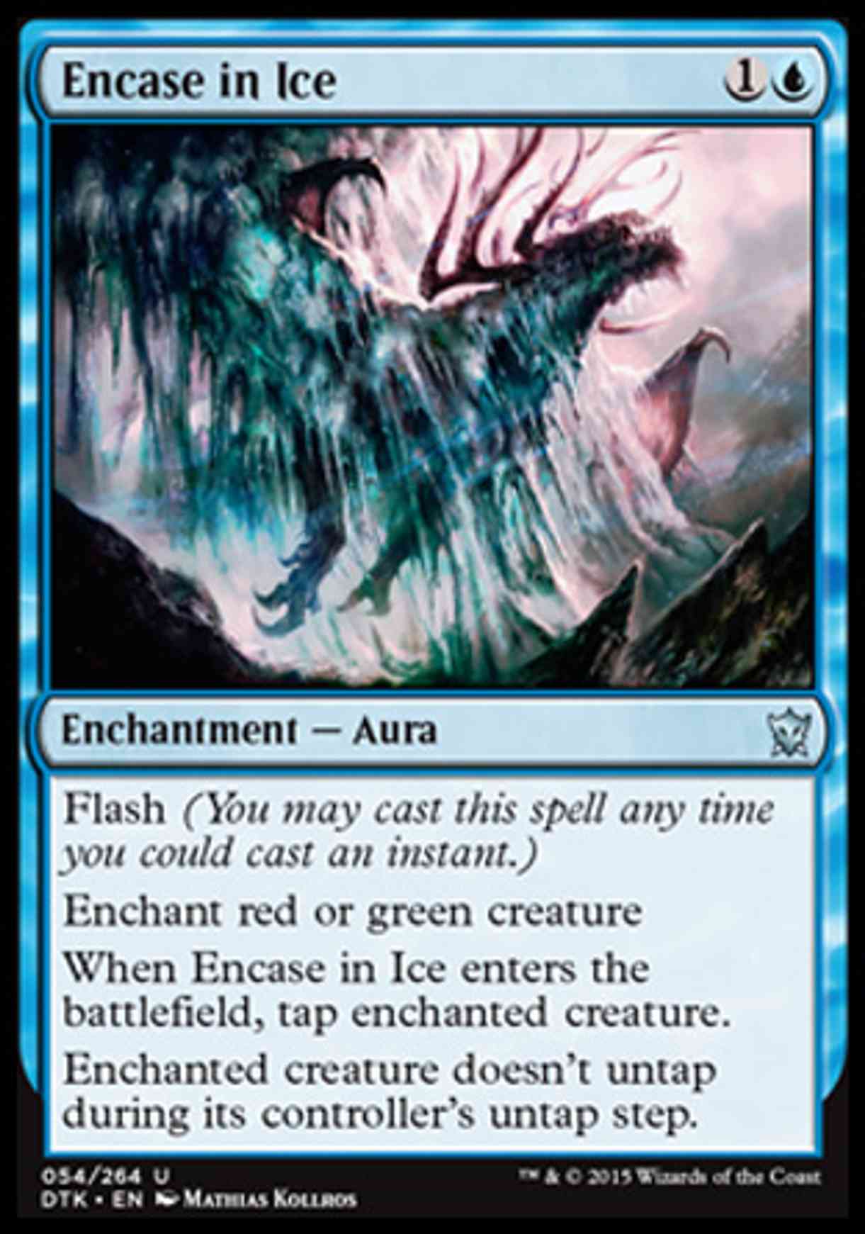 Encase in Ice magic card front