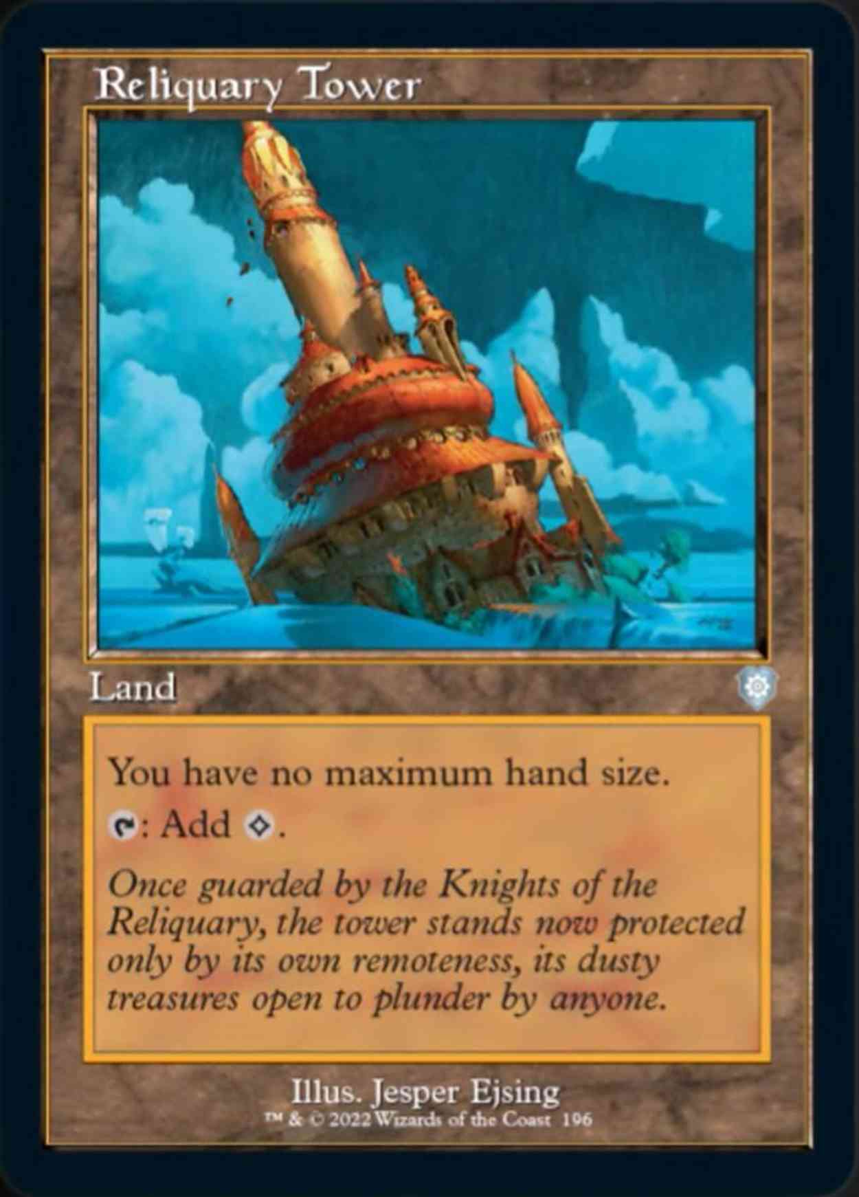 Reliquary Tower magic card front