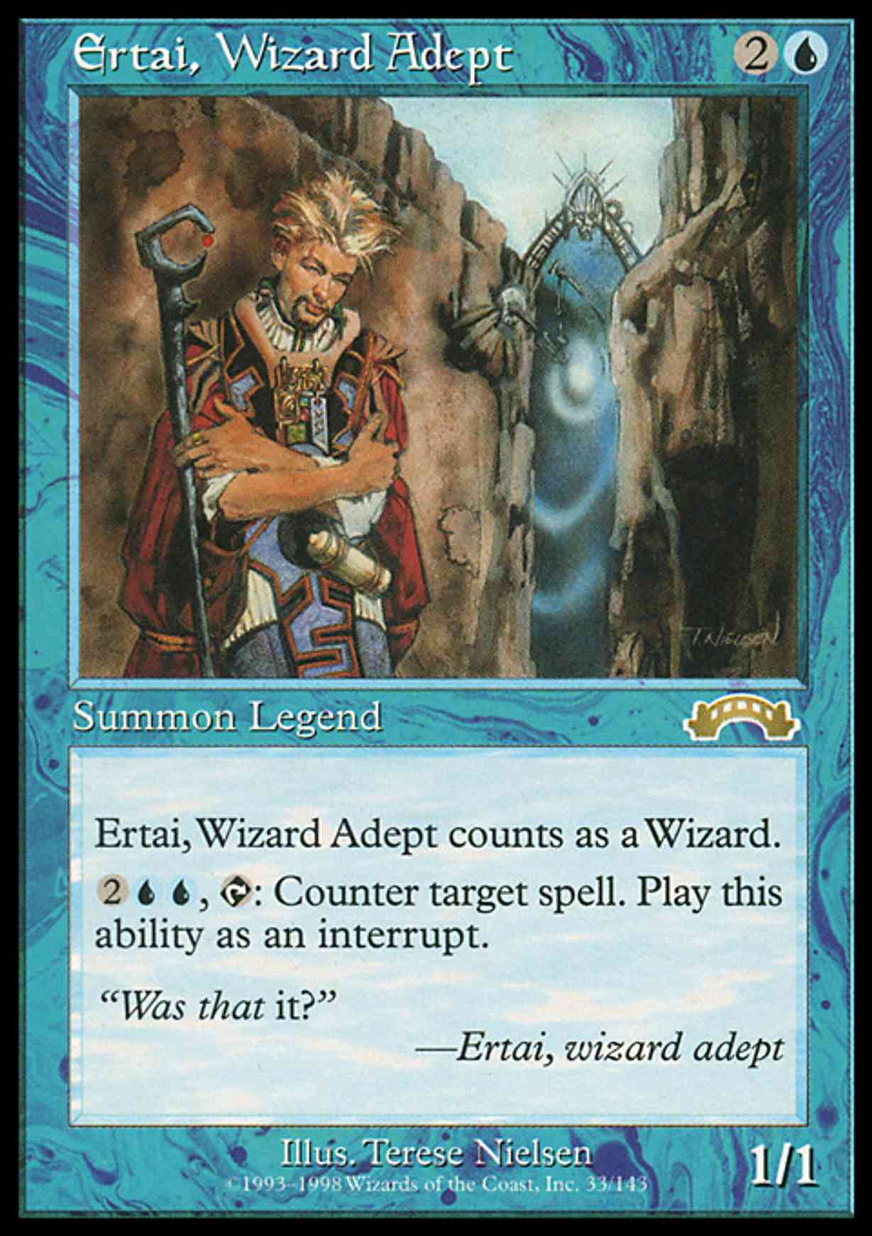 Ertai, Wizard Adept magic card front