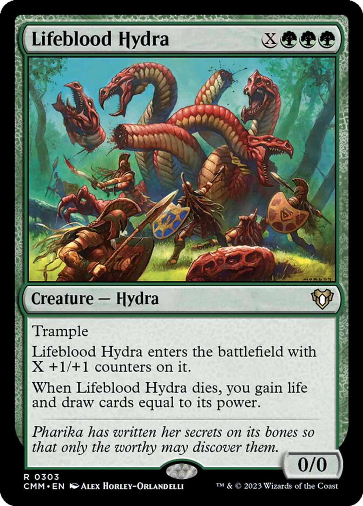 Lifeblood Hydra magic card front